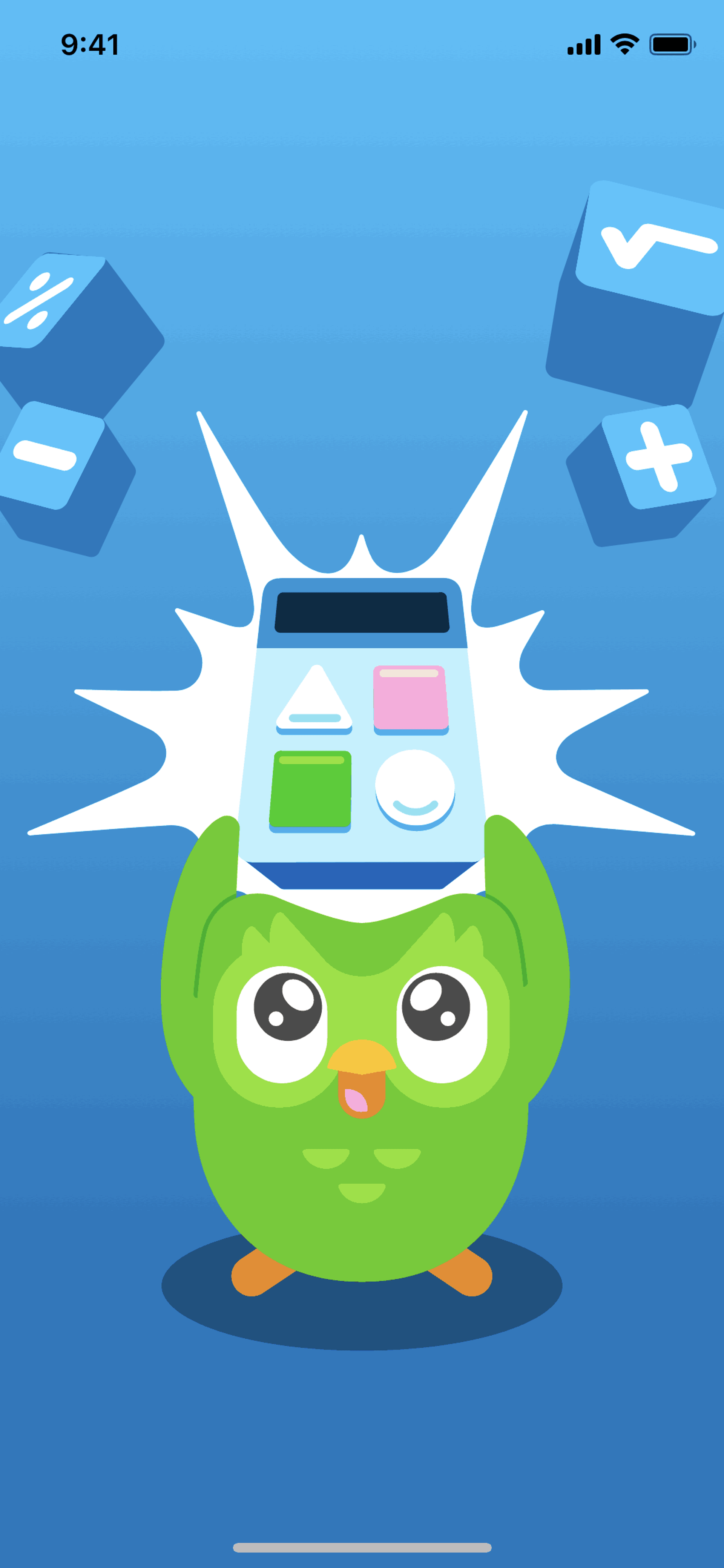Duolingo Math iOS Education interface screenshot 1