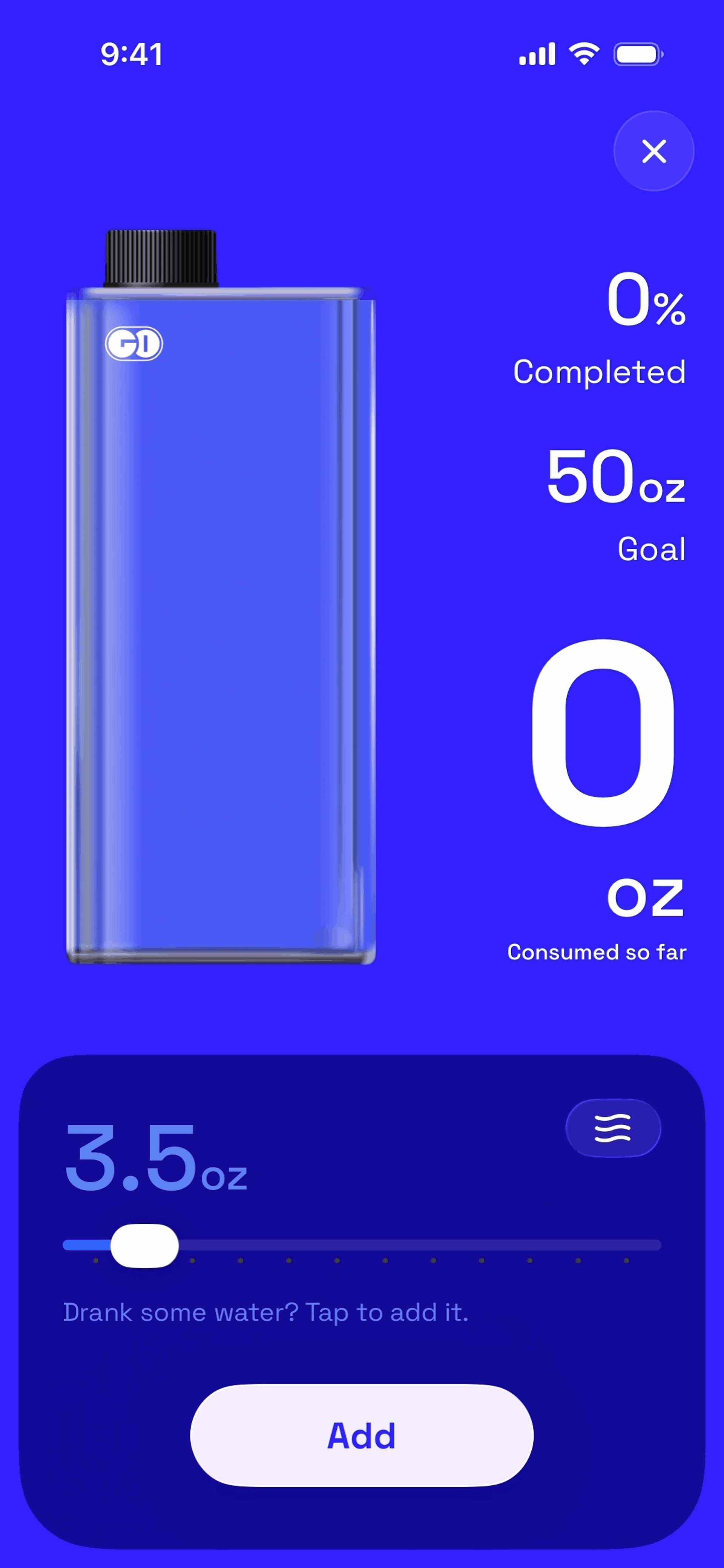 GO Club iOS Health & Fitness interface screenshot 9