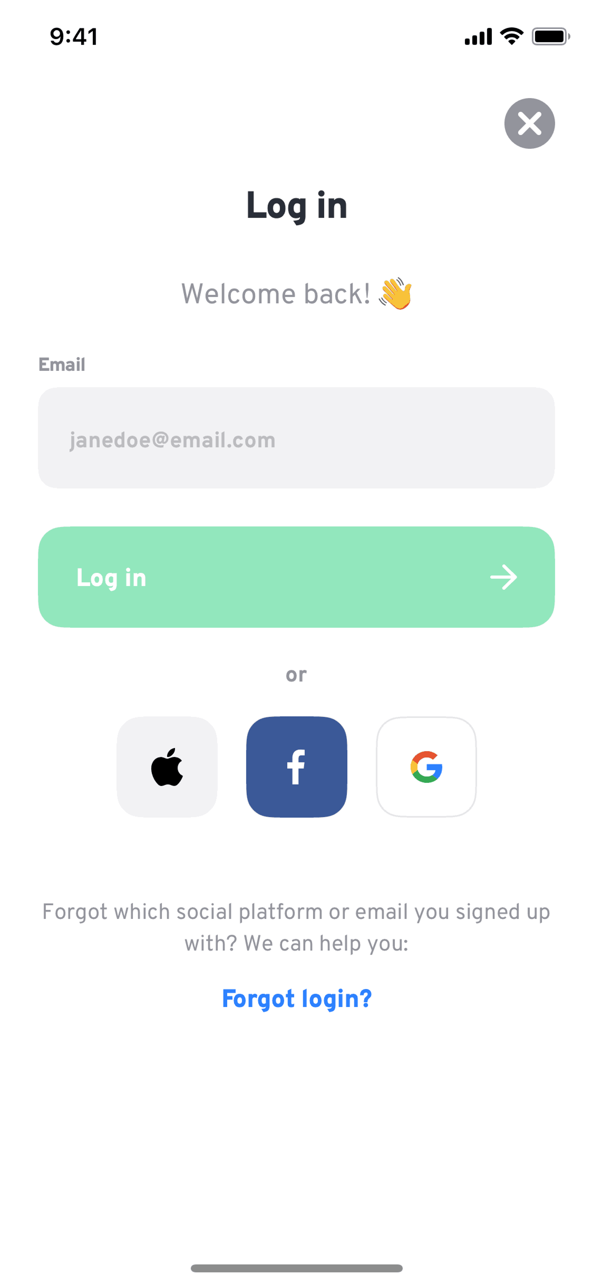 Klima iOS Lifestyle interface screenshot 17