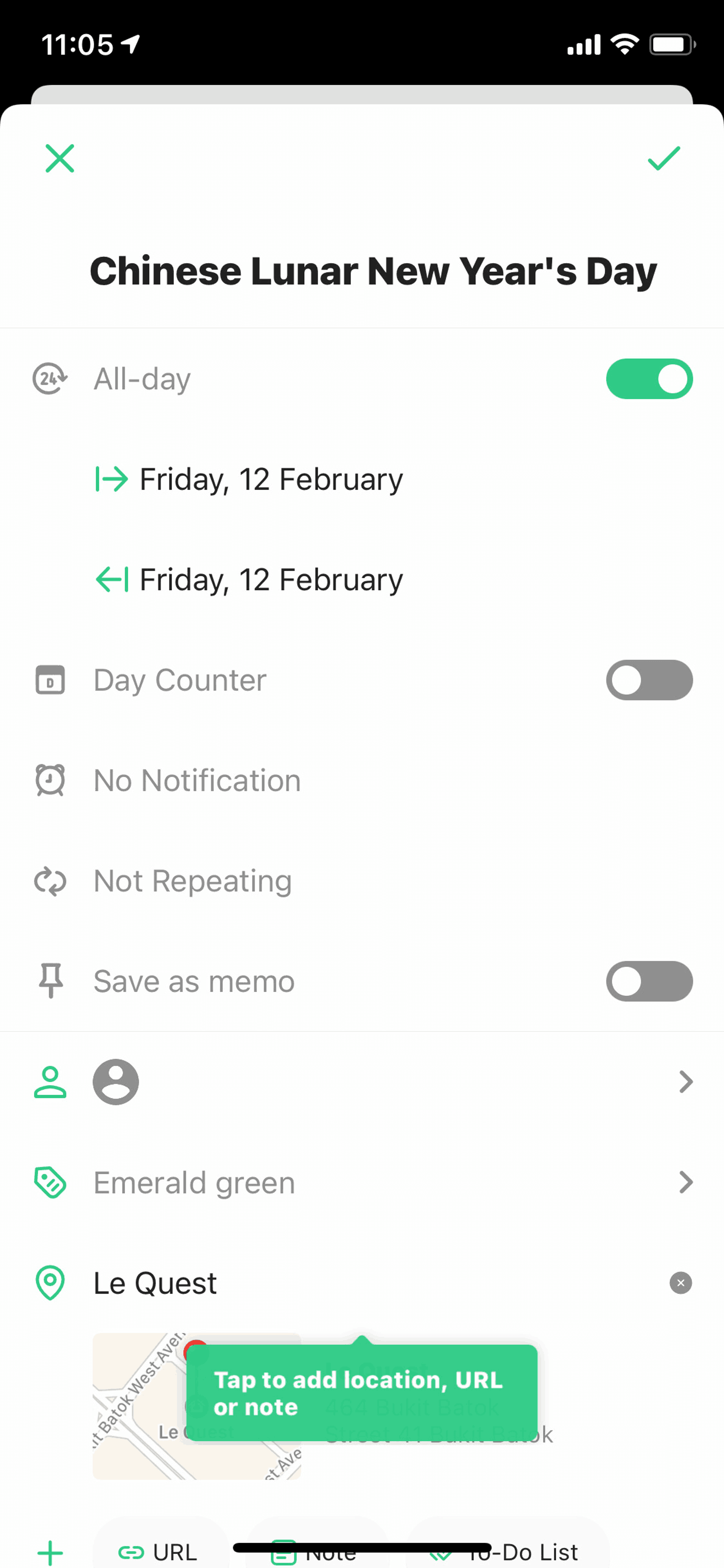 TimeTree iOS Productivity interface screenshot 23