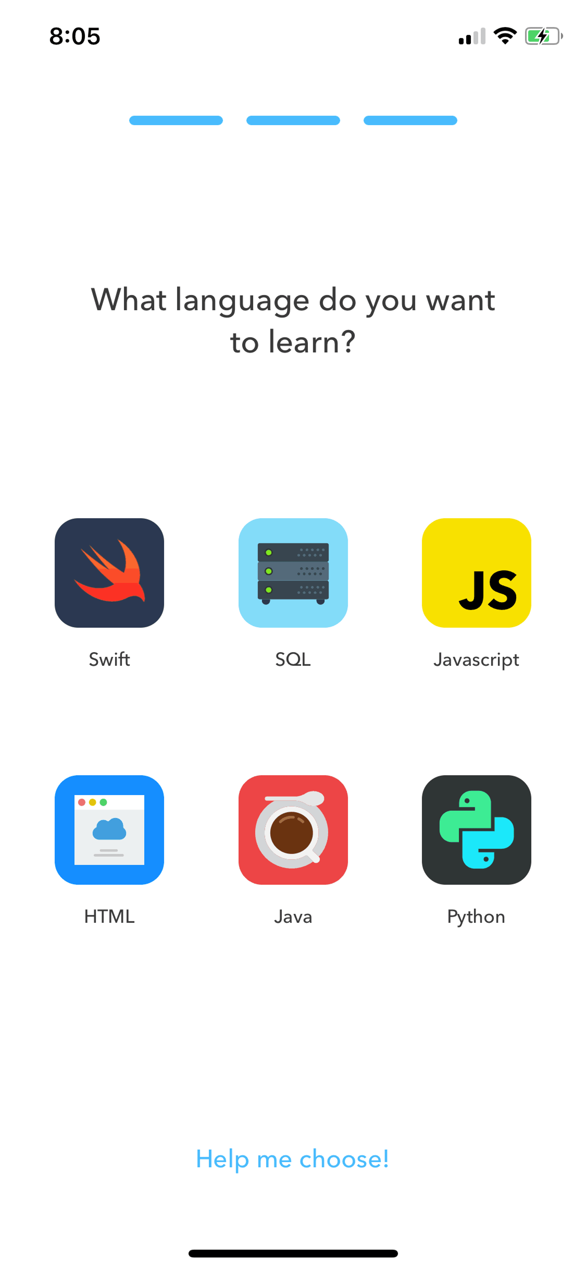 Py iOS Education interface screenshot 11