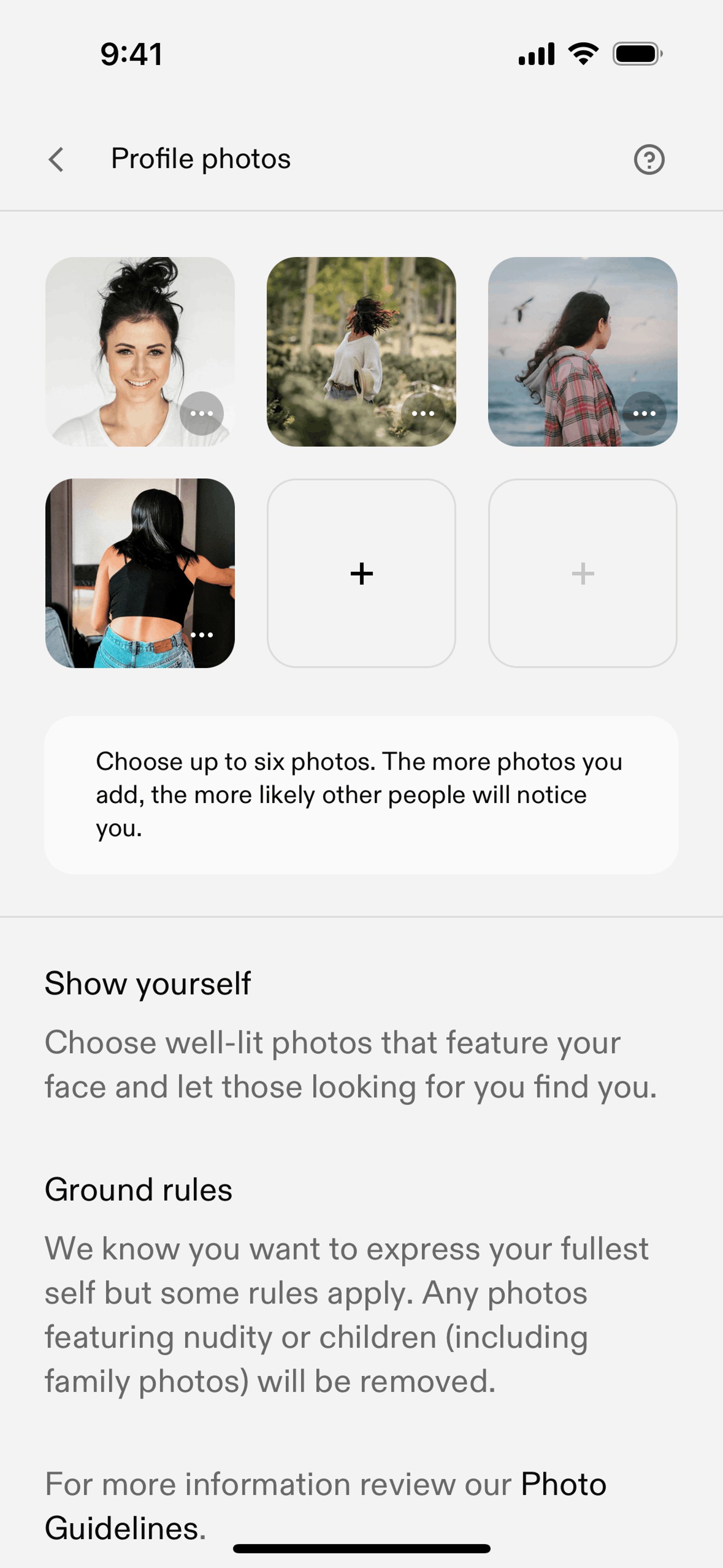 Feeld iOS Communication interface screenshot 10