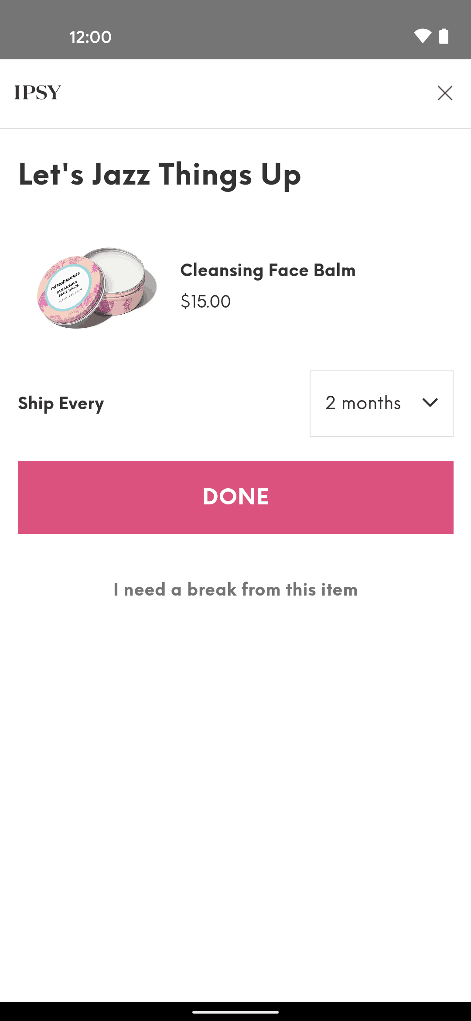 IPSY Android Shopping interface screenshot 14
