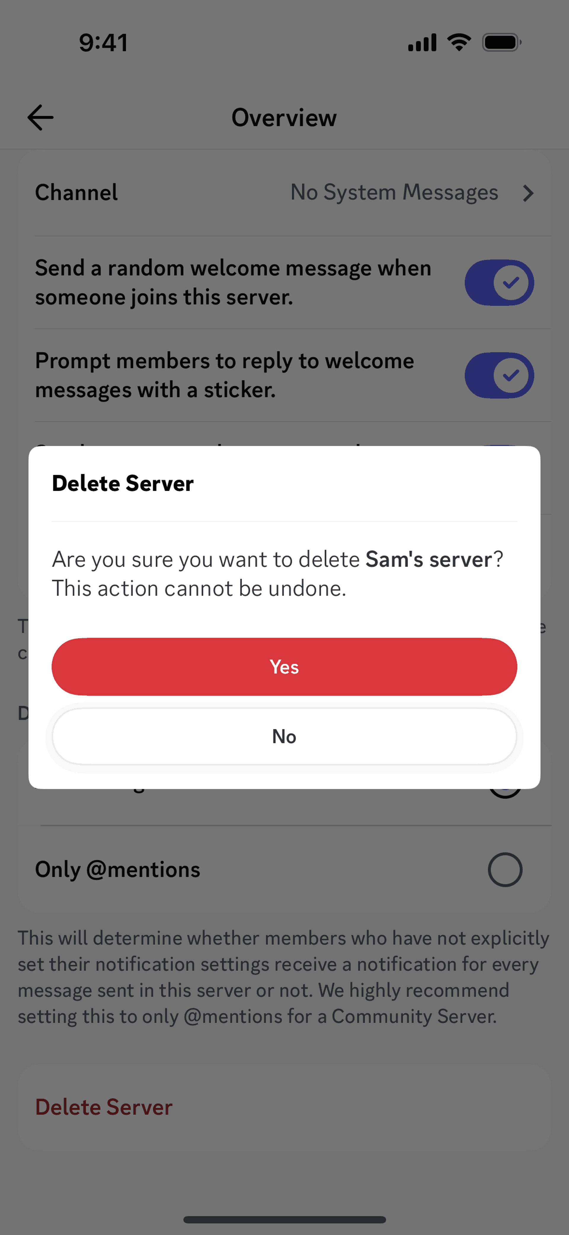 Discord iOS Social Networking interface screenshot 13