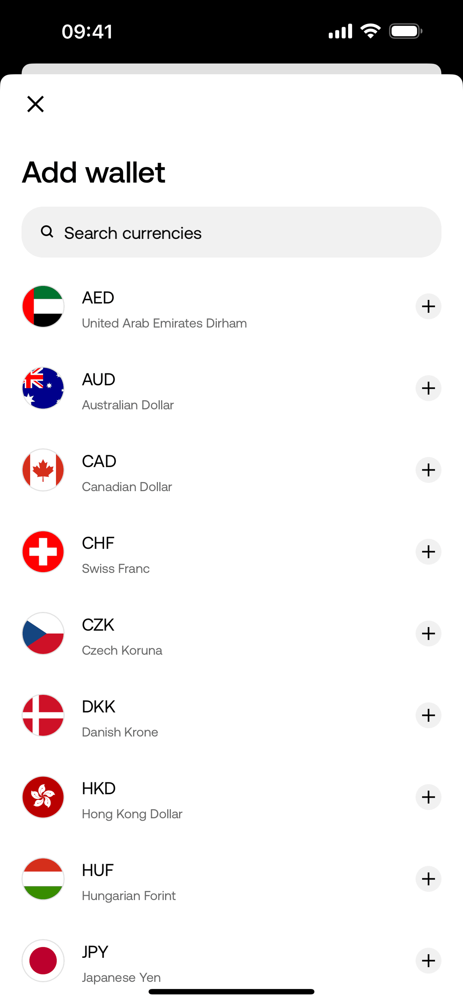 Zing iOS Finance interface screenshot 5