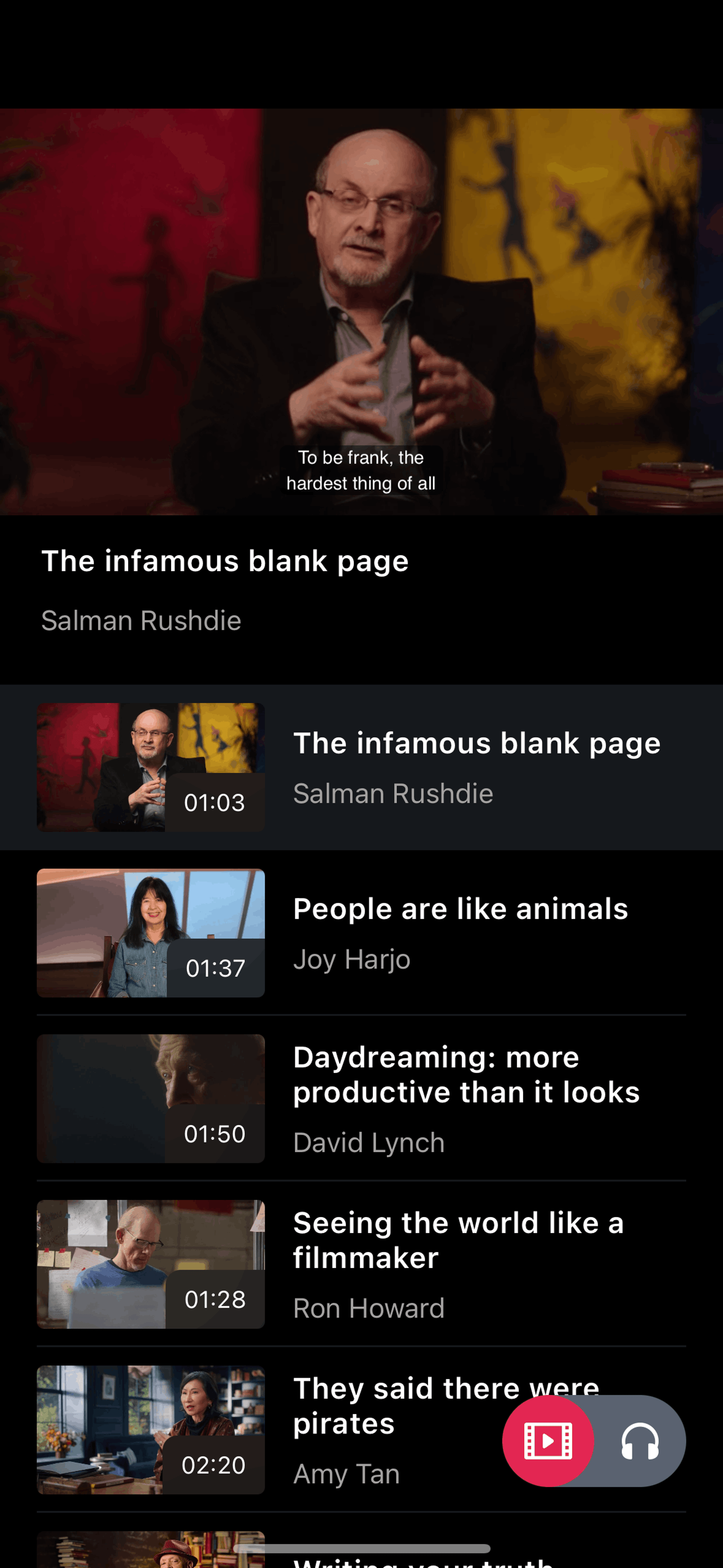 MasterClass iOS Education interface screenshot 13