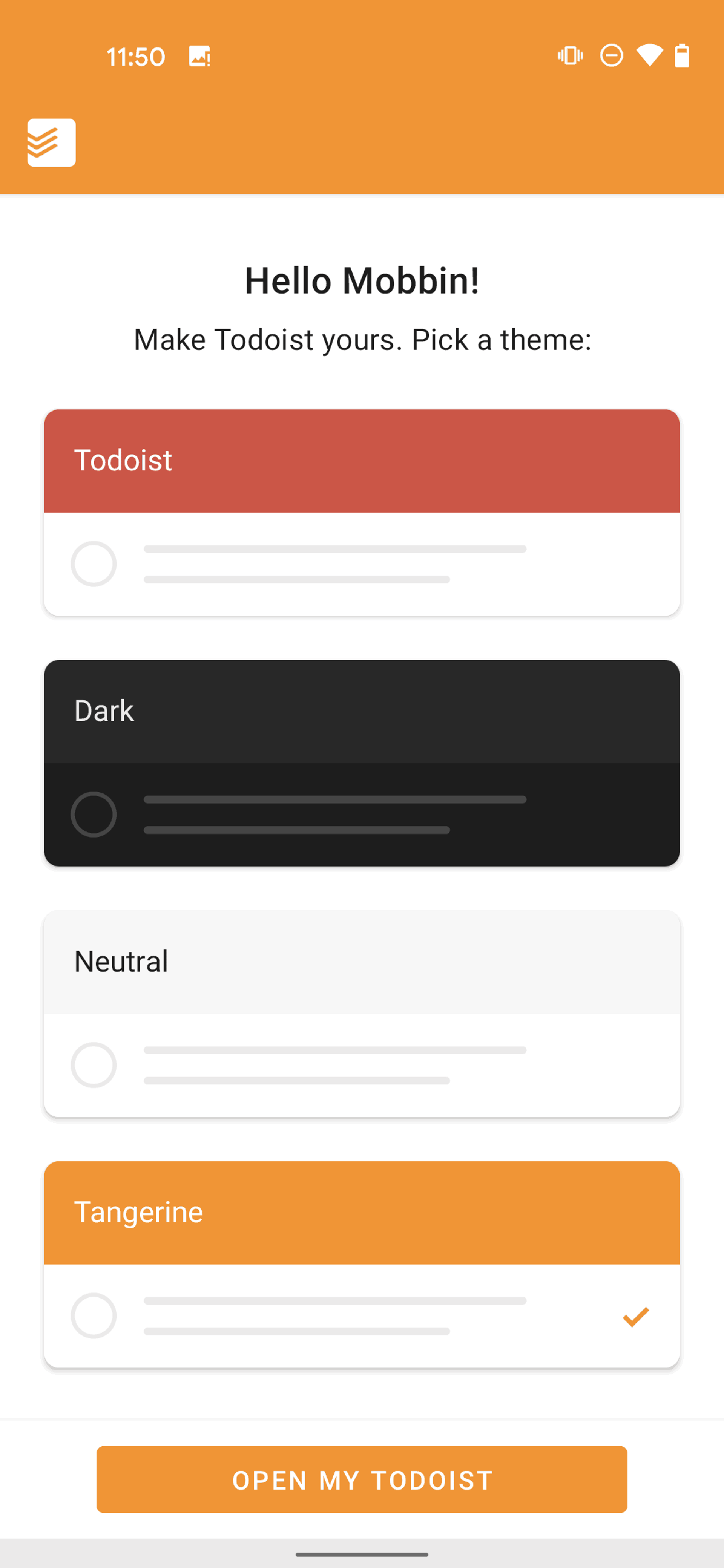 Todoist Android Collaboration interface screenshot 12