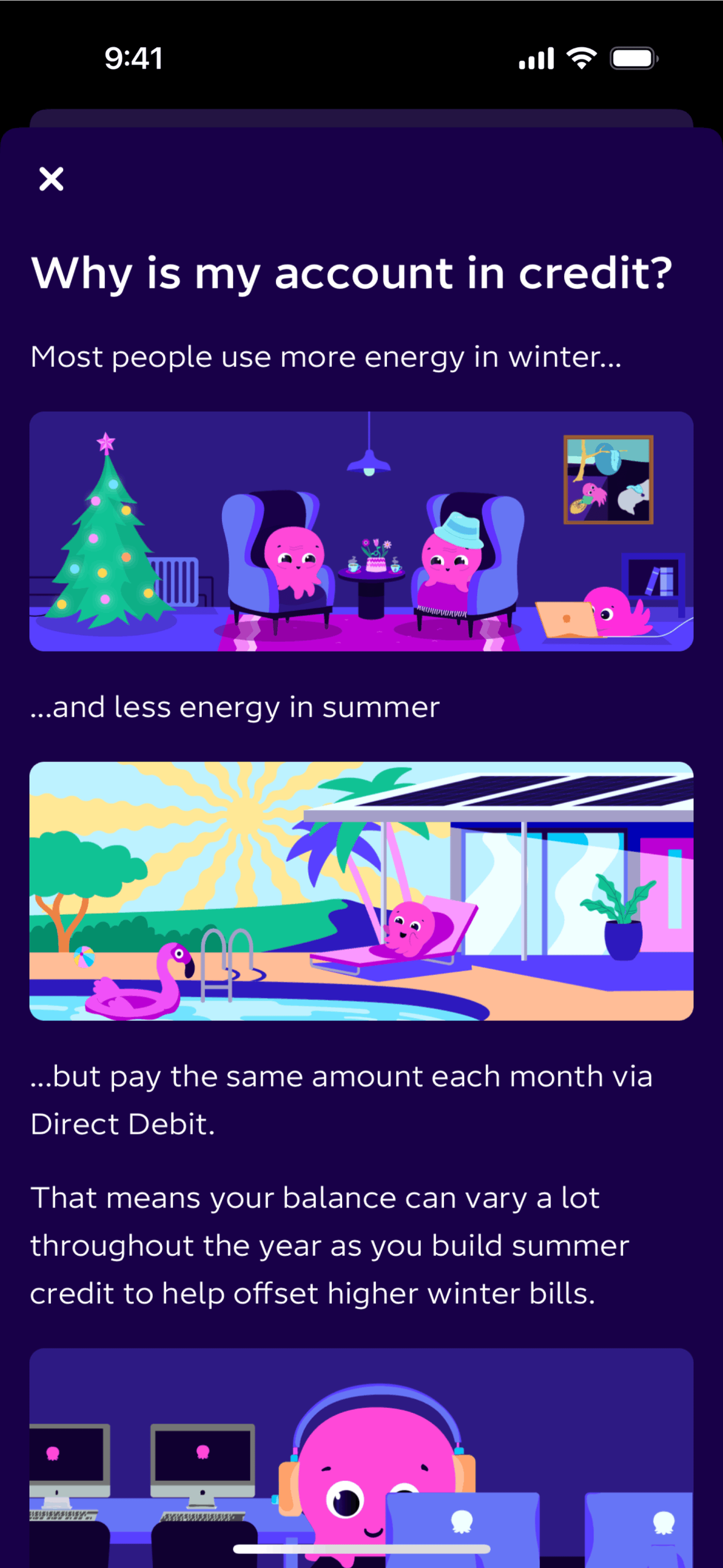 Octopus Energy iOS Utilities interface screenshot 19