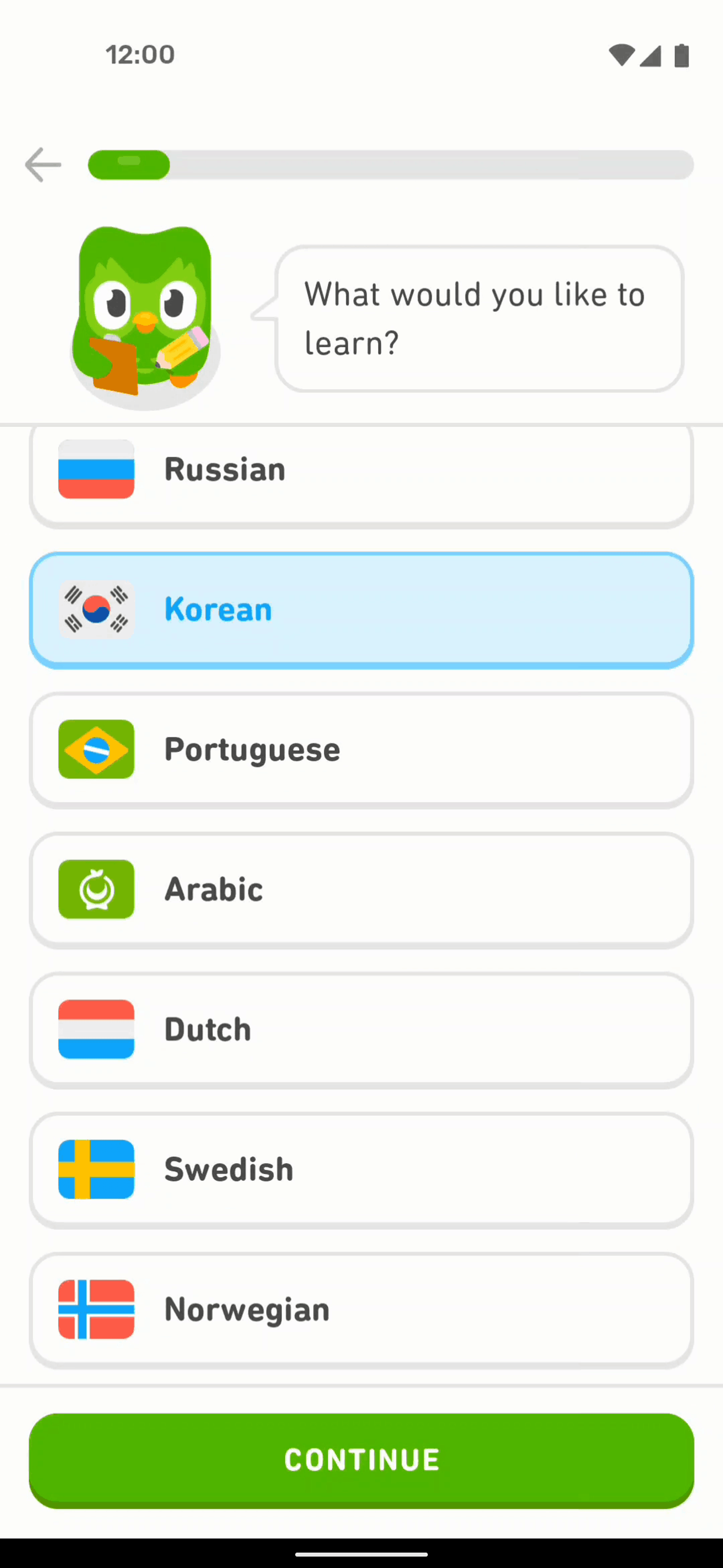 Duolingo Android Education interface screenshot 9