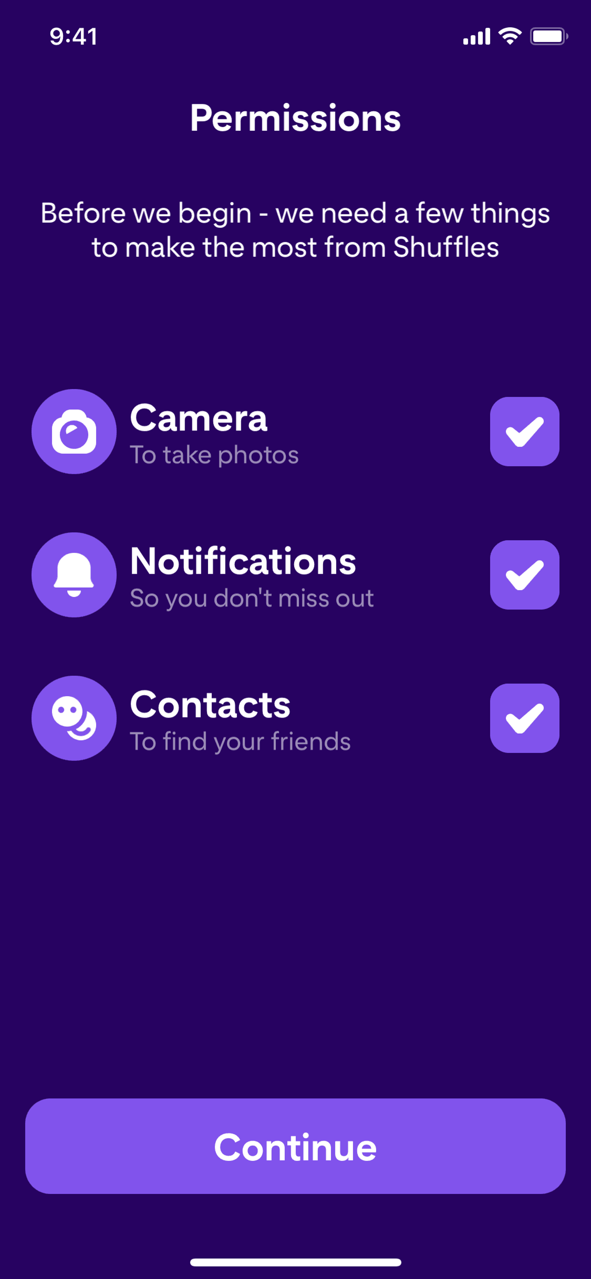 Shuffles by Pinterest iOS Photo & Video interface screenshot 19