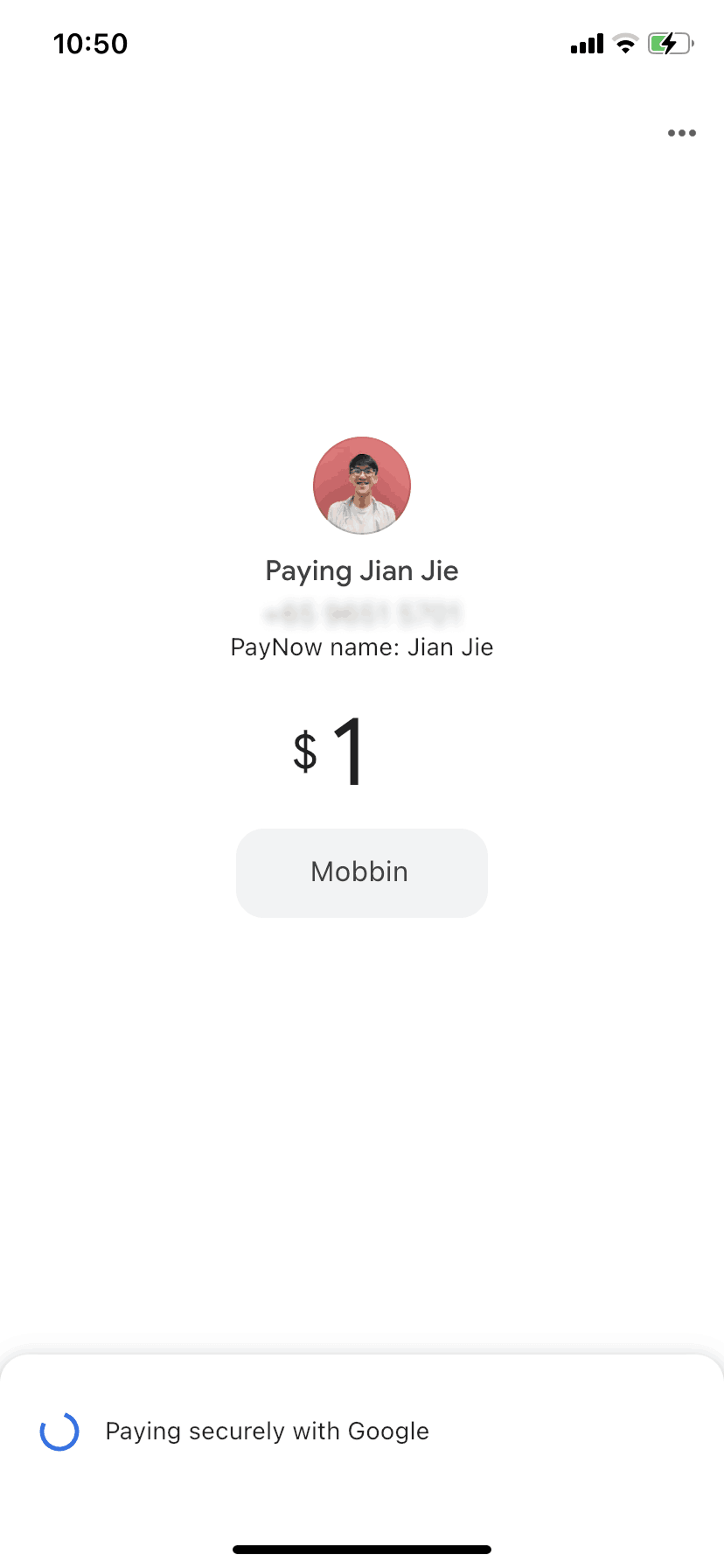 Google Pay iOS Finance interface screenshot 17