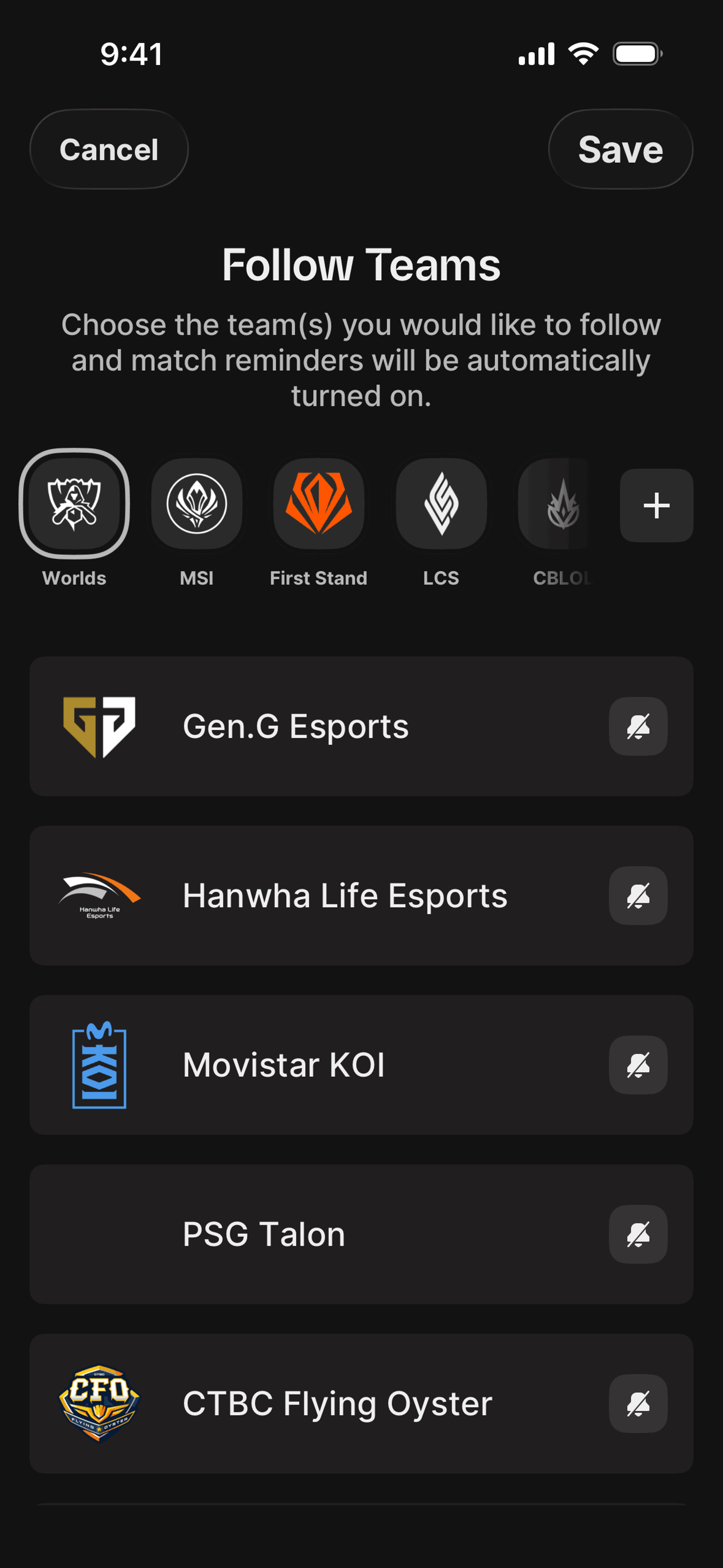 Riot Mobile iOS Entertainment interface screenshot 12