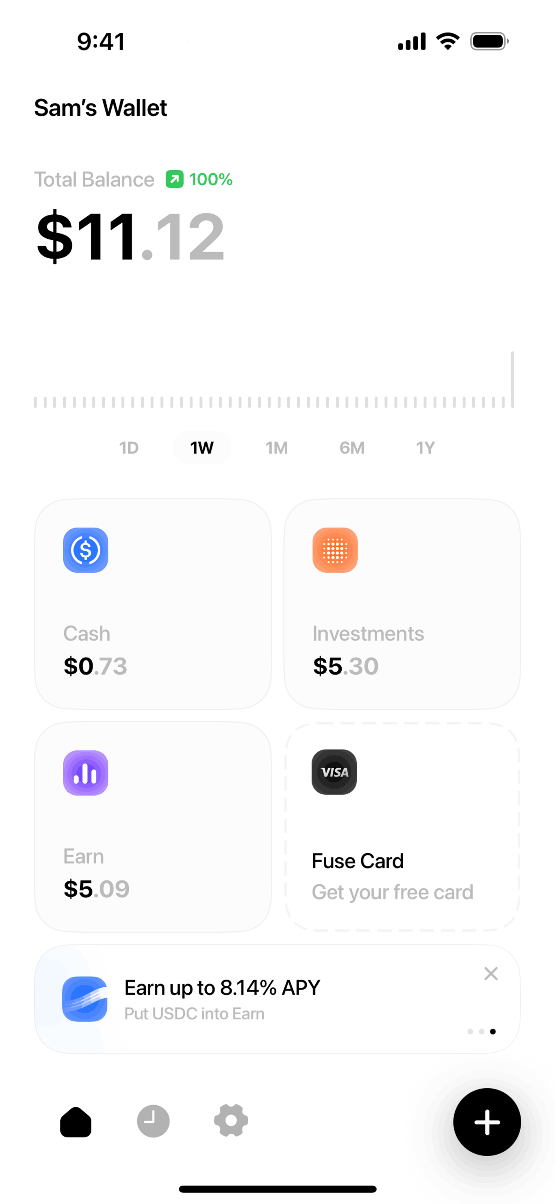Fuse iOS Finance interface screenshot 16
