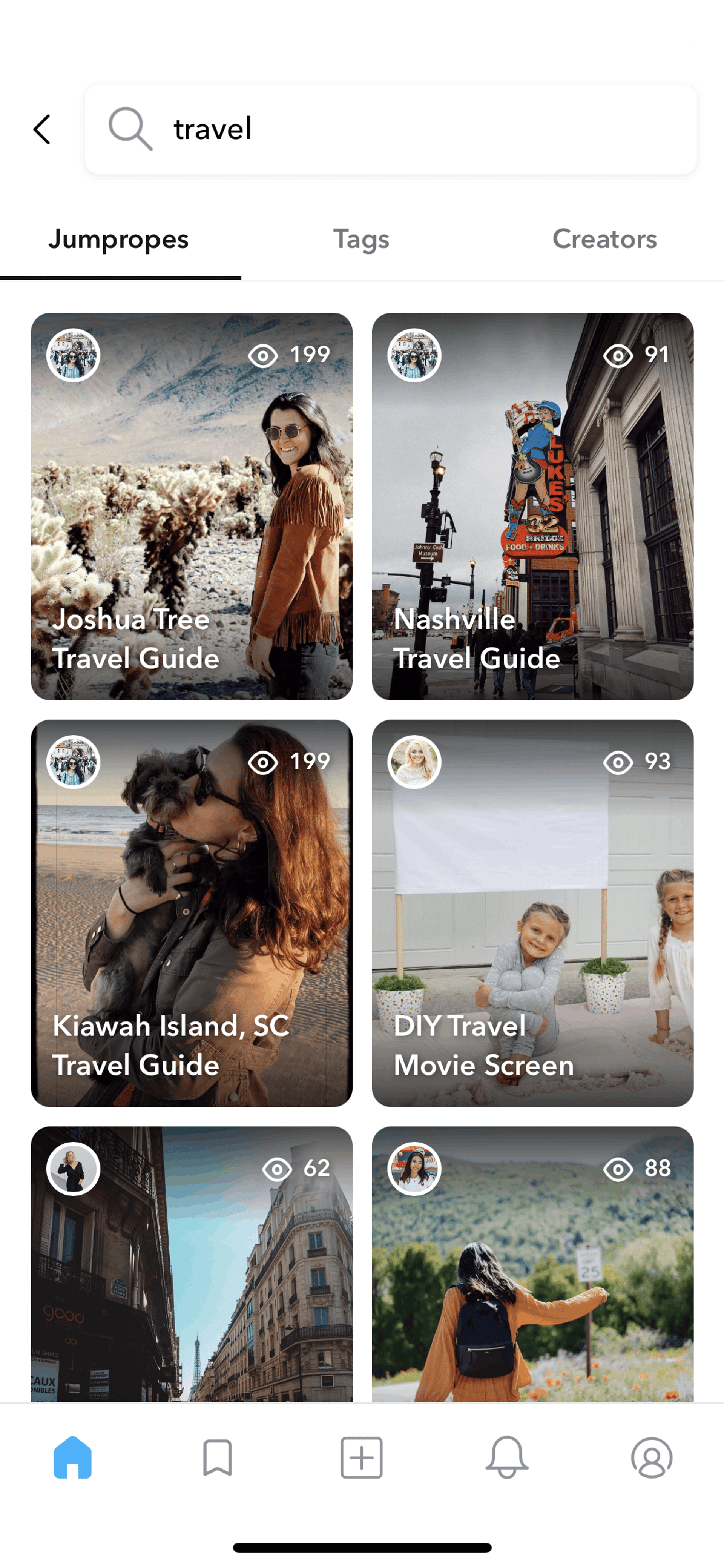Jumprope iOS Photo & Video interface screenshot 20