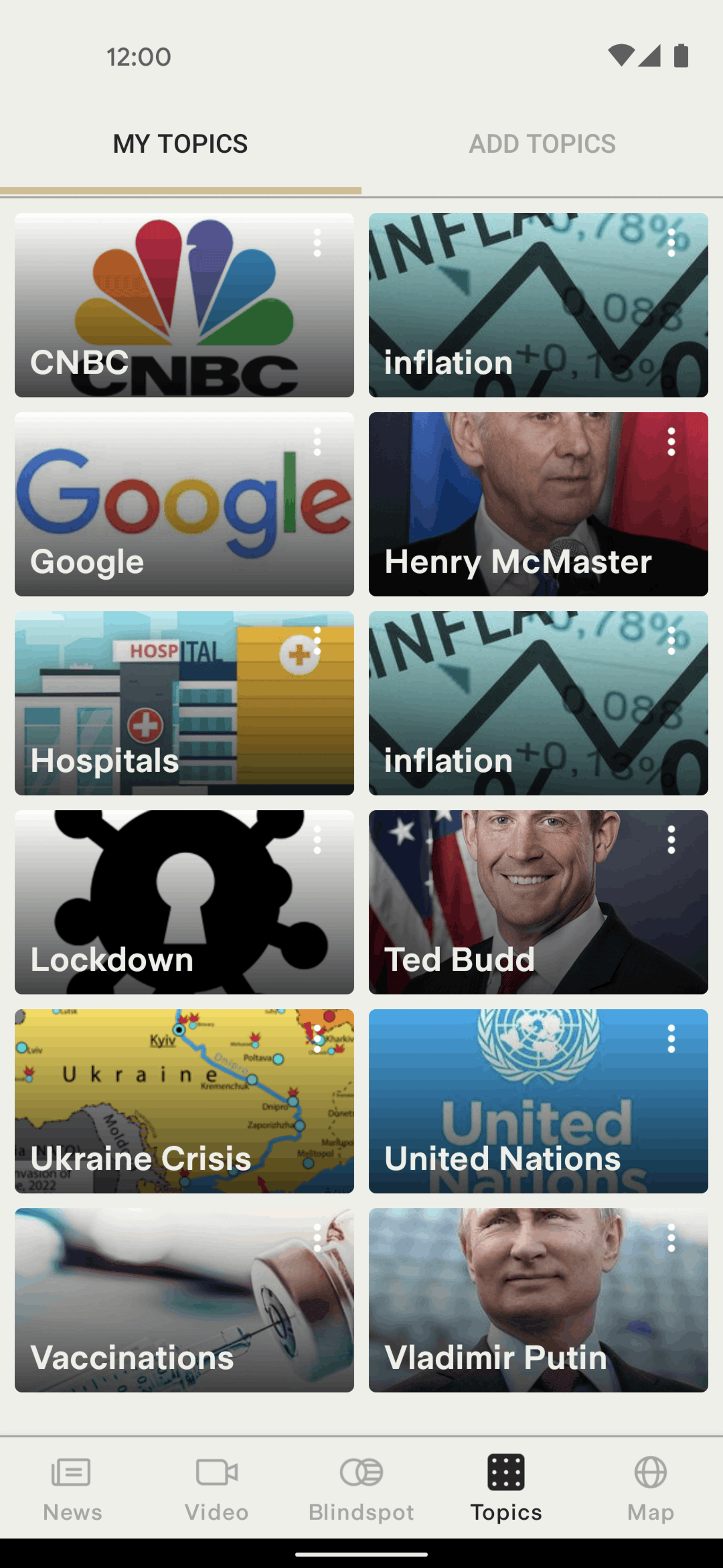 Ground News Android News interface screenshot 9