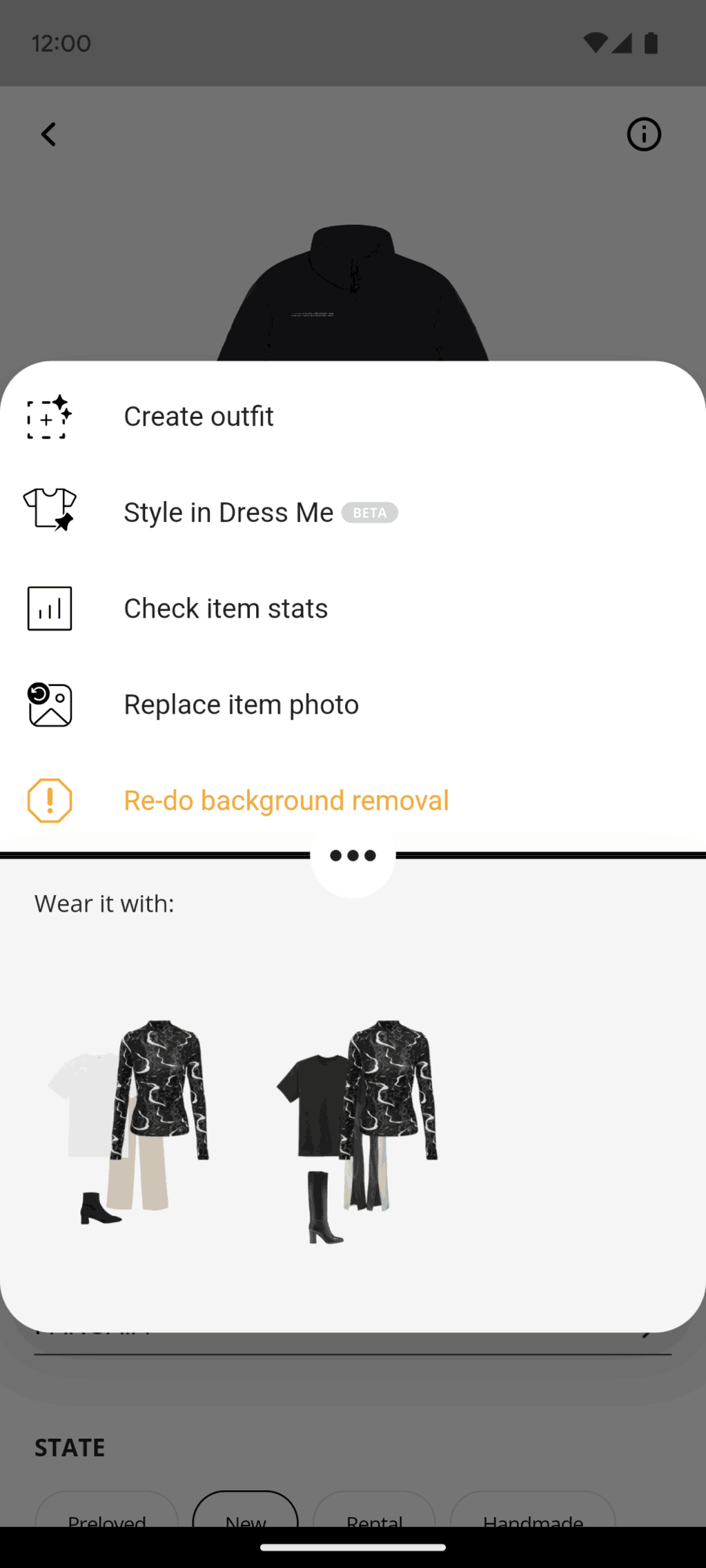 Whering Android Lifestyle interface screenshot 17