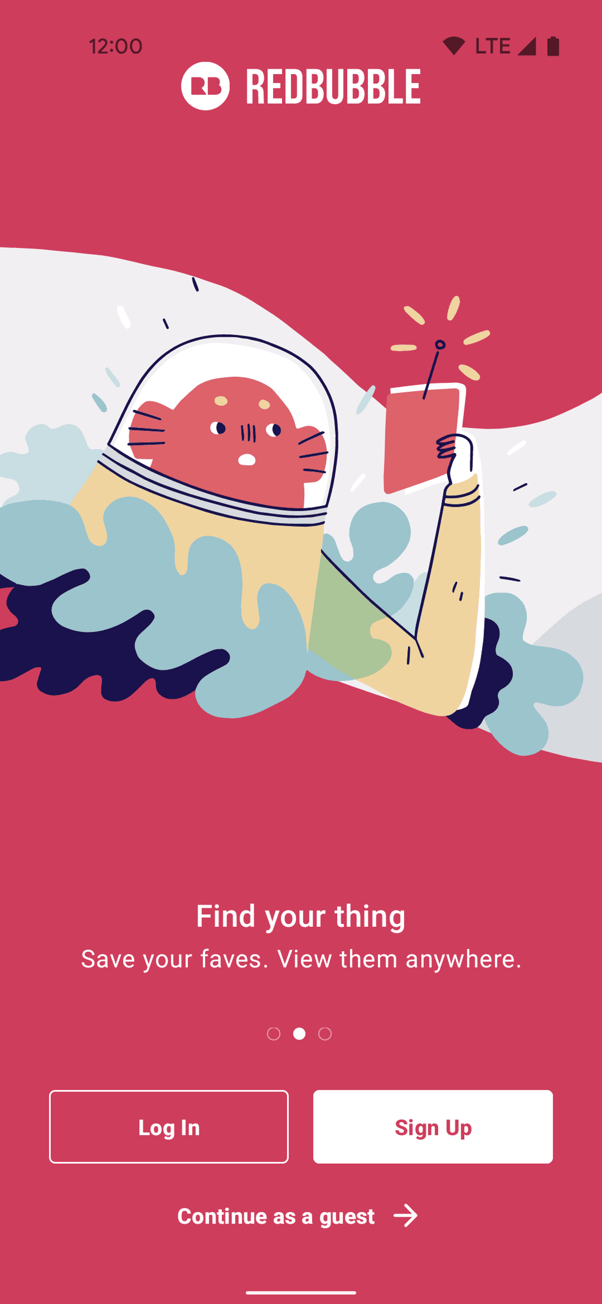 Redbubble Android Shopping interface screenshot 24