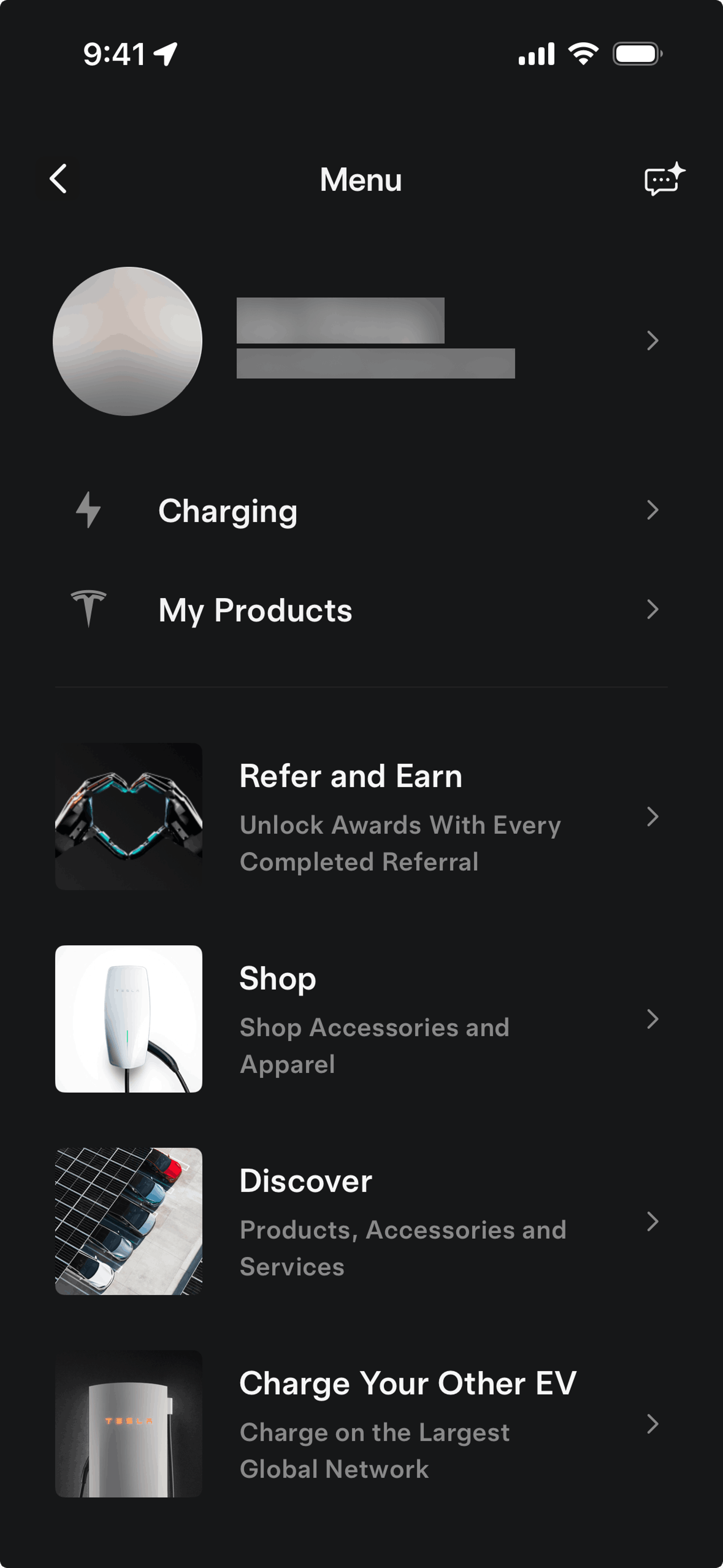 Tesla iOS Travel & Transportation interface screenshot 7
