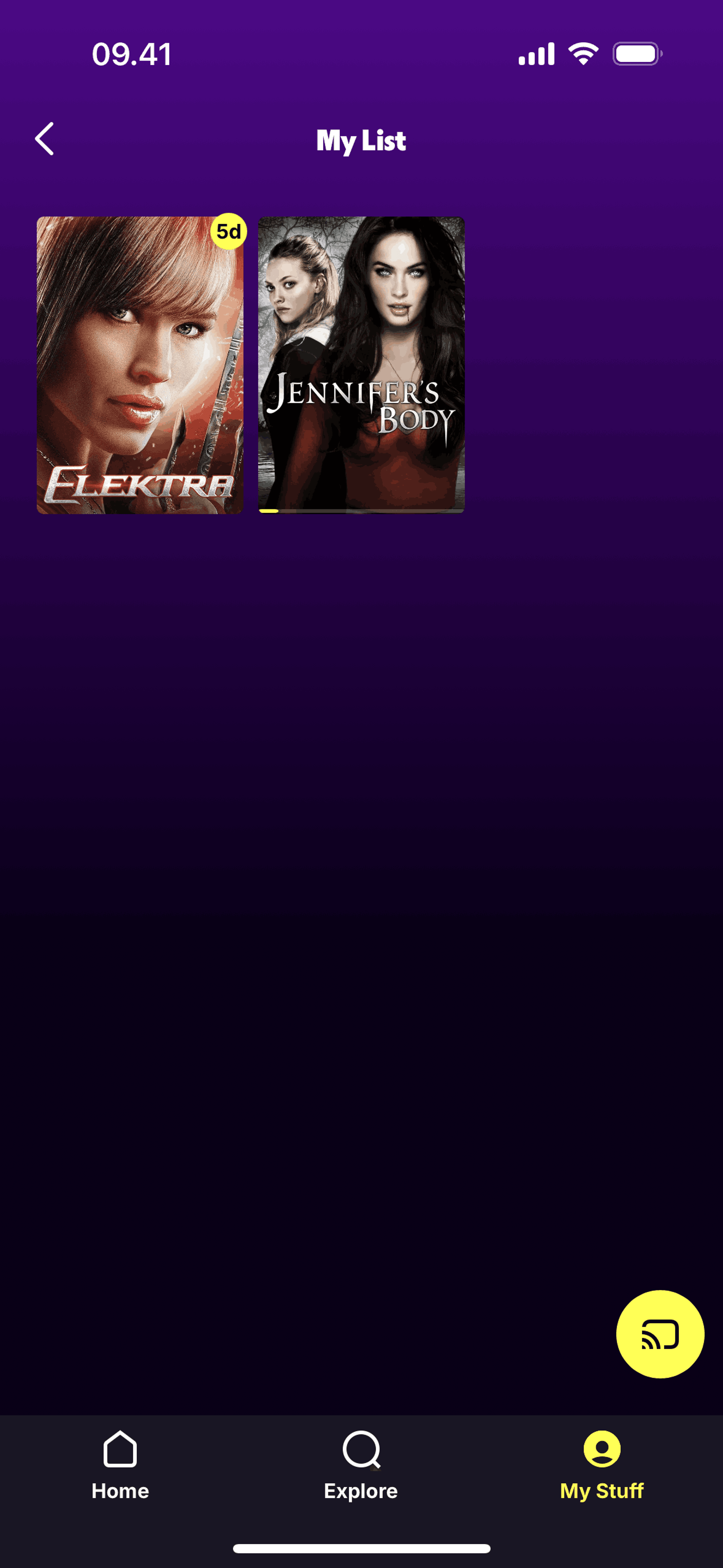 Tubi iOS Entertainment interface screenshot 23