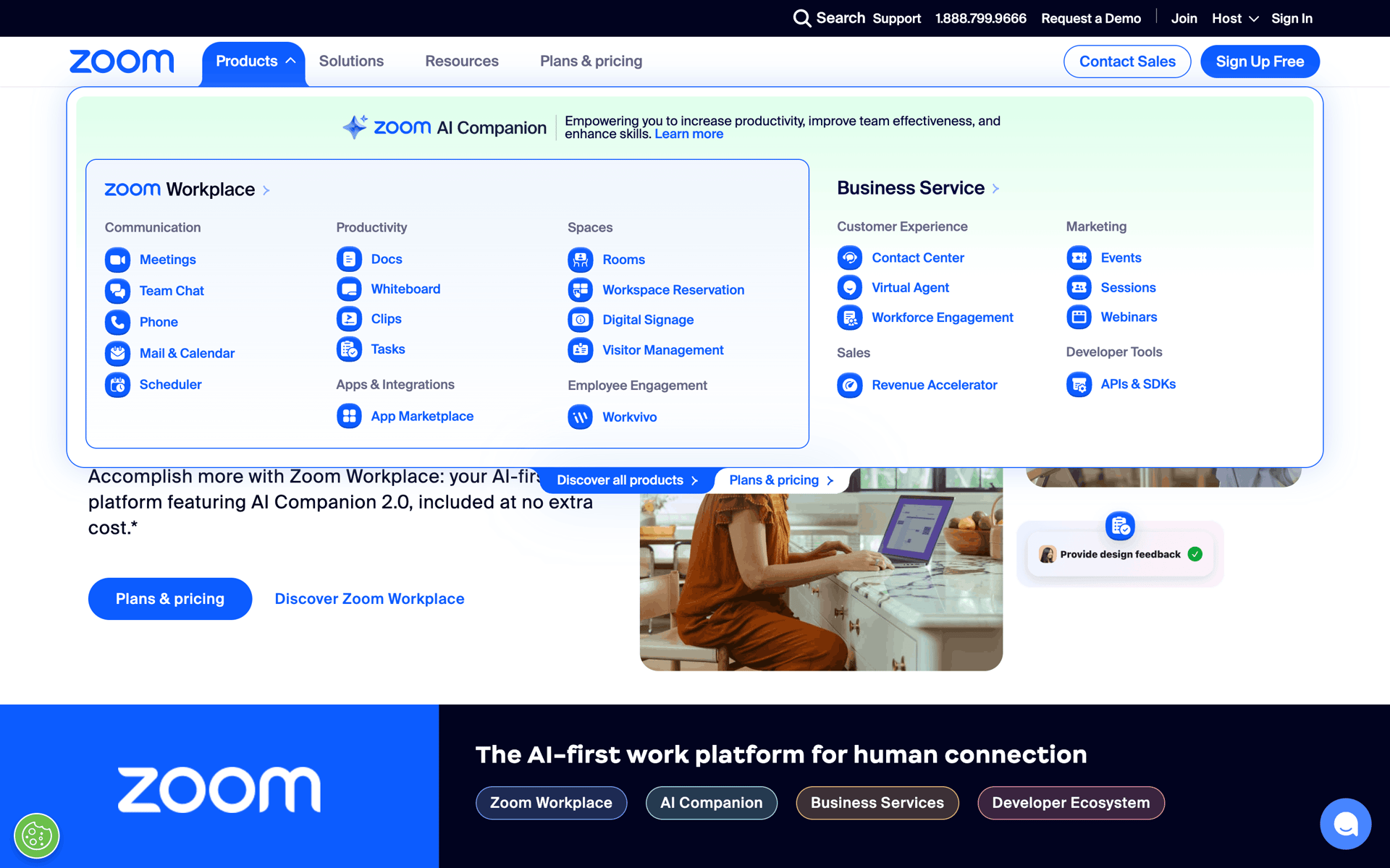 Zoom Web Business interface screenshot 23