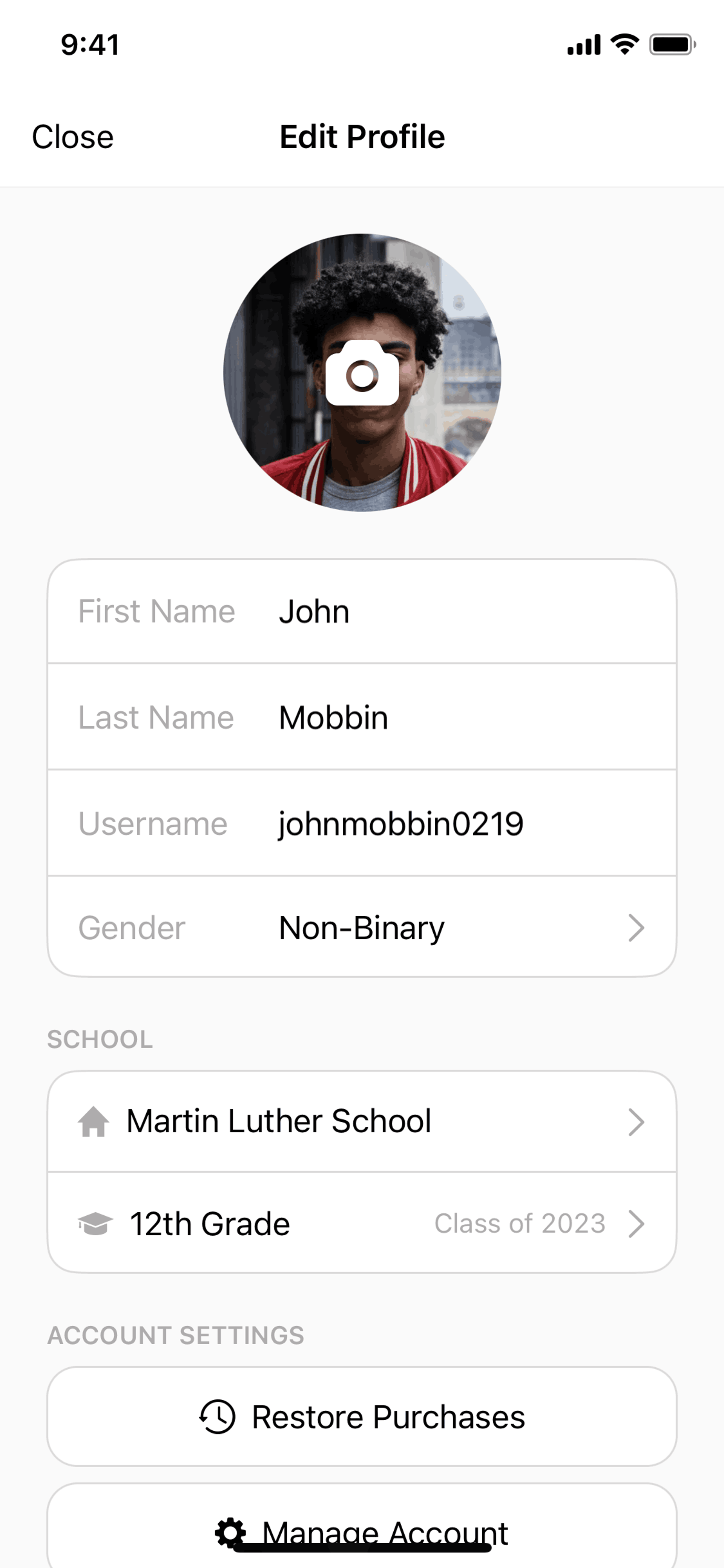 Gas iOS Social Networking interface screenshot 21