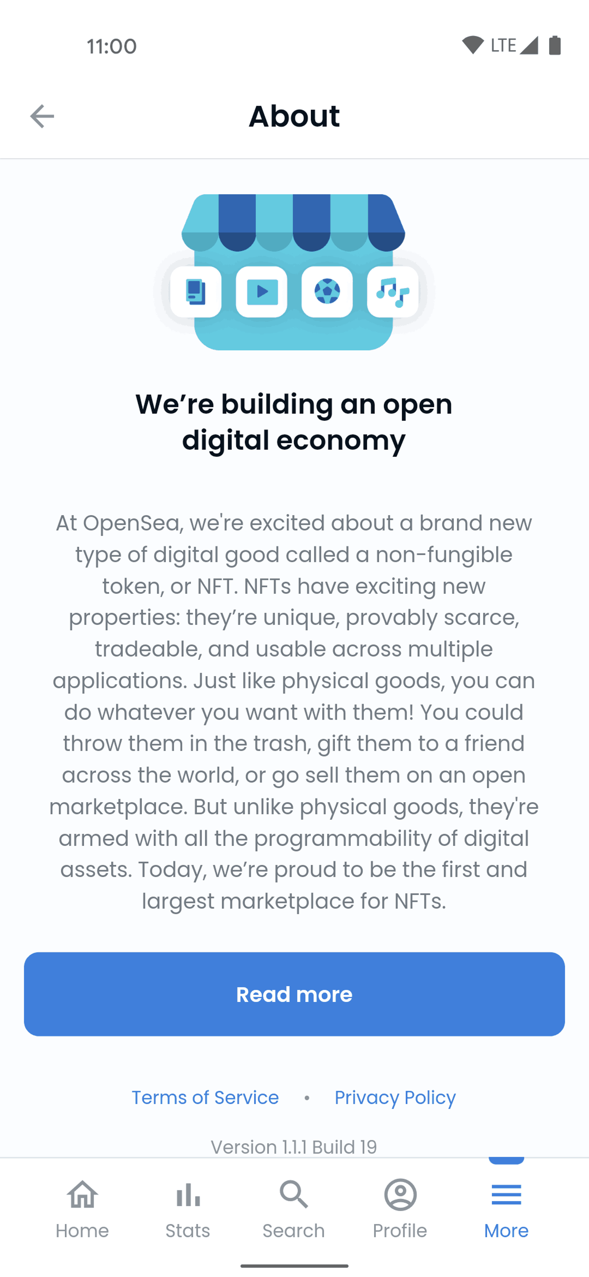 OpenSea Android Graphics & Design interface screenshot 18