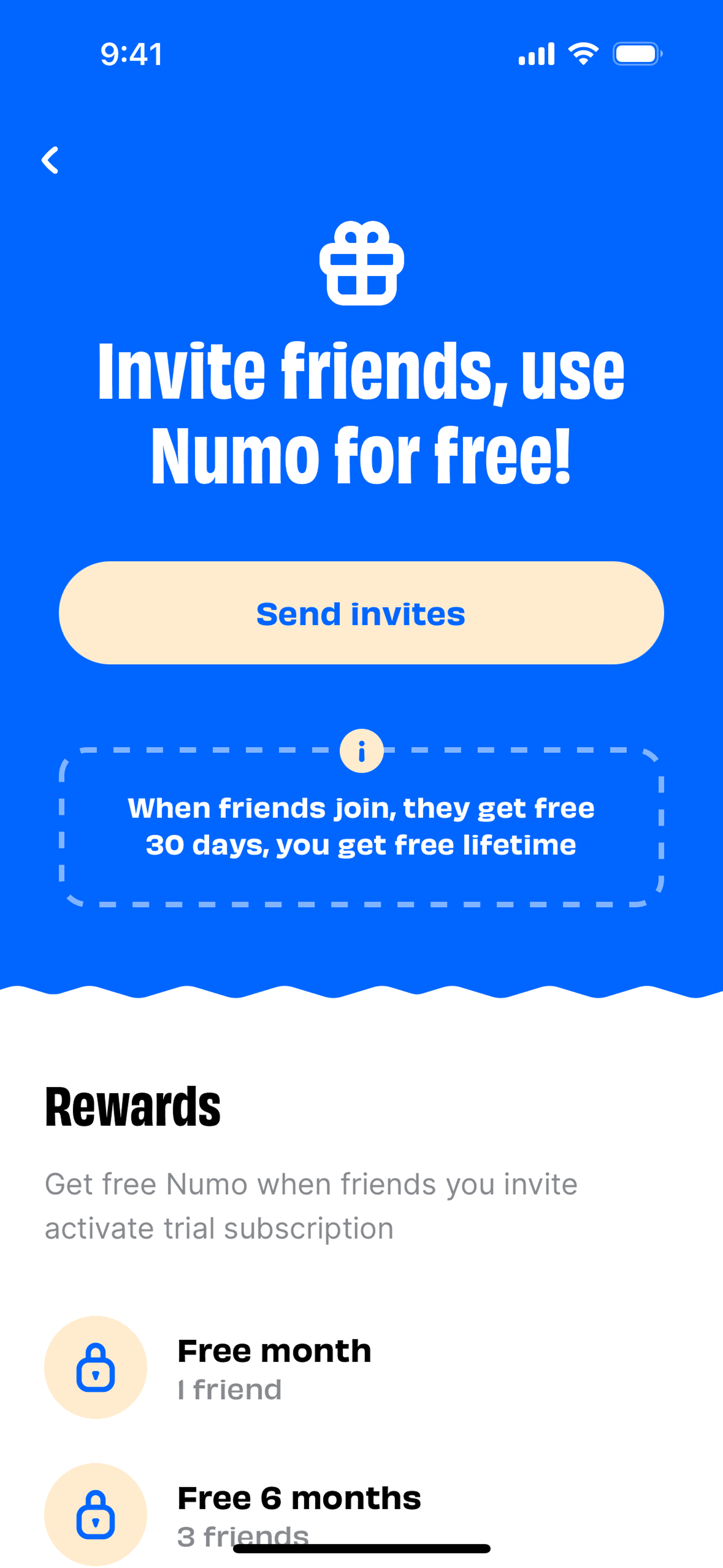 Numo iOS Productivity interface screenshot 24