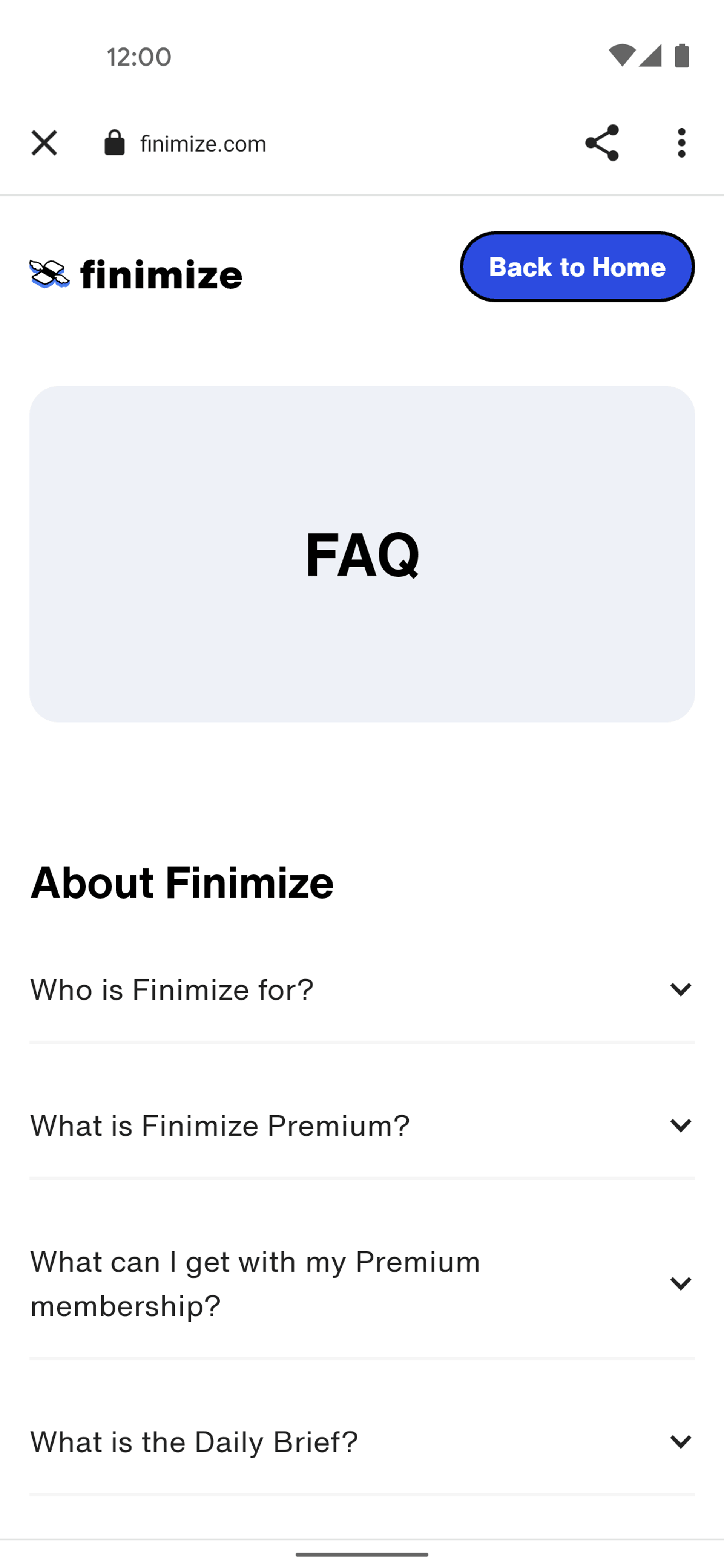 Finimize Android Finance interface screenshot 21