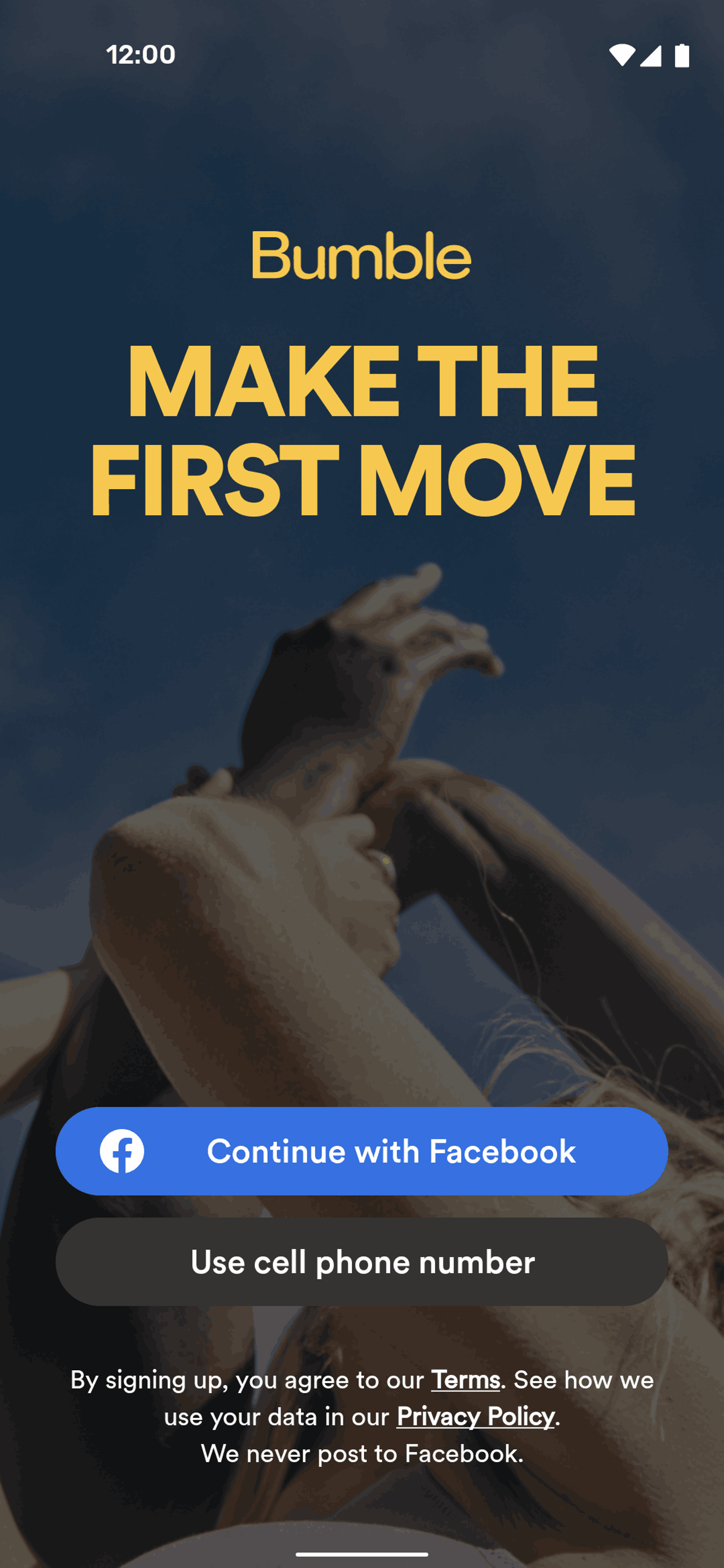 Bumble Android Lifestyle interface screenshot 12