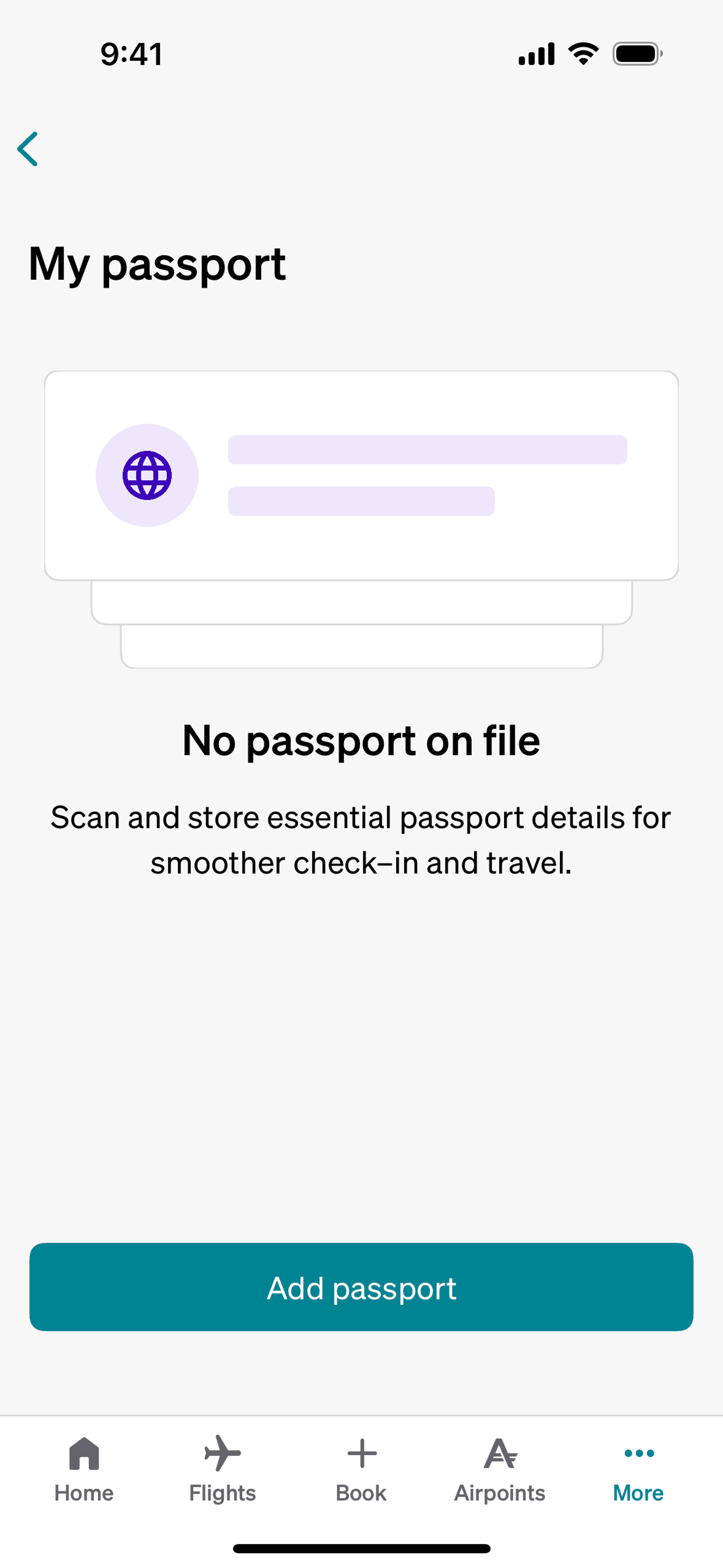 Air NZ iOS Travel & Transportation interface screenshot 18