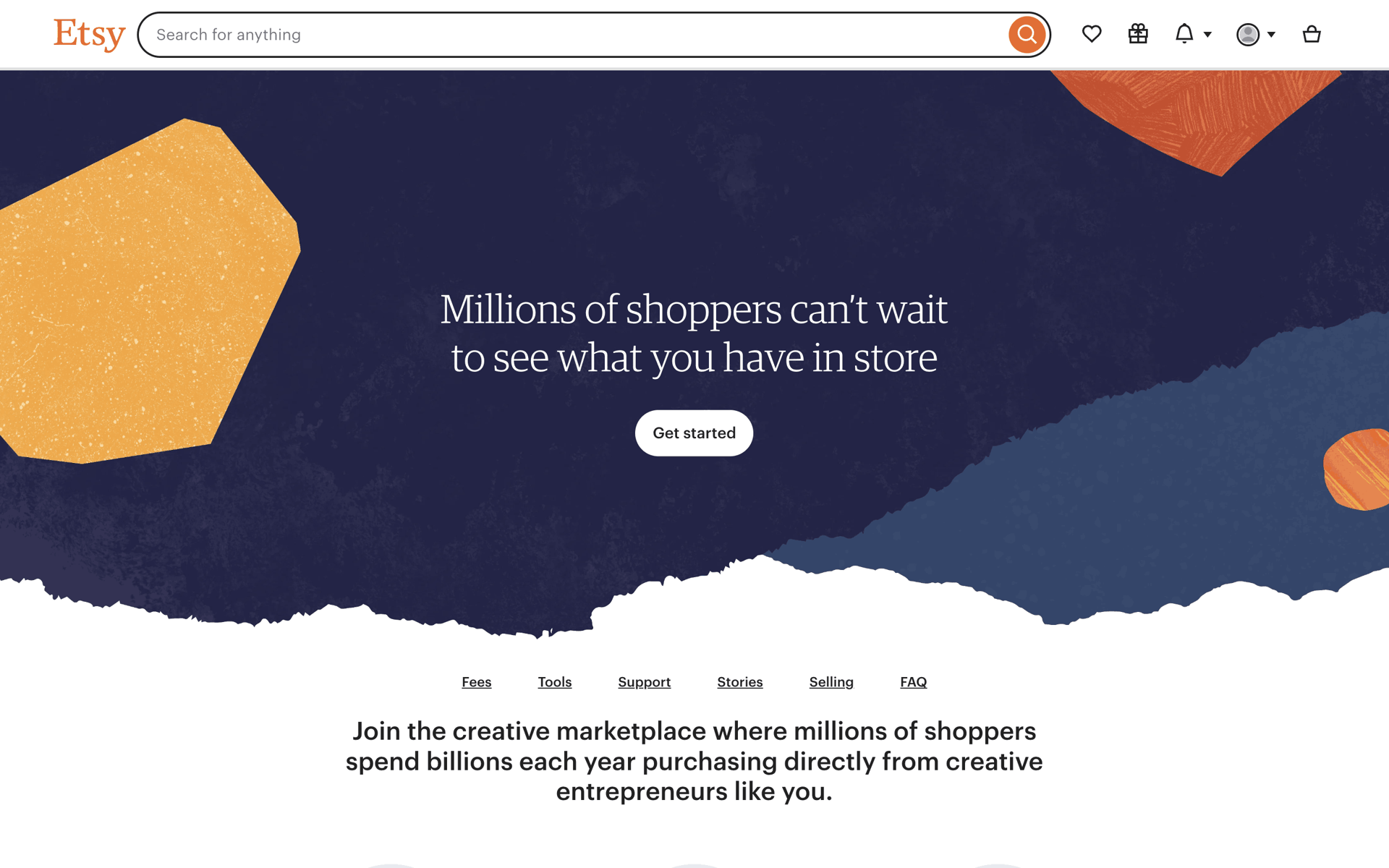 Etsy Web Business interface screenshot 15