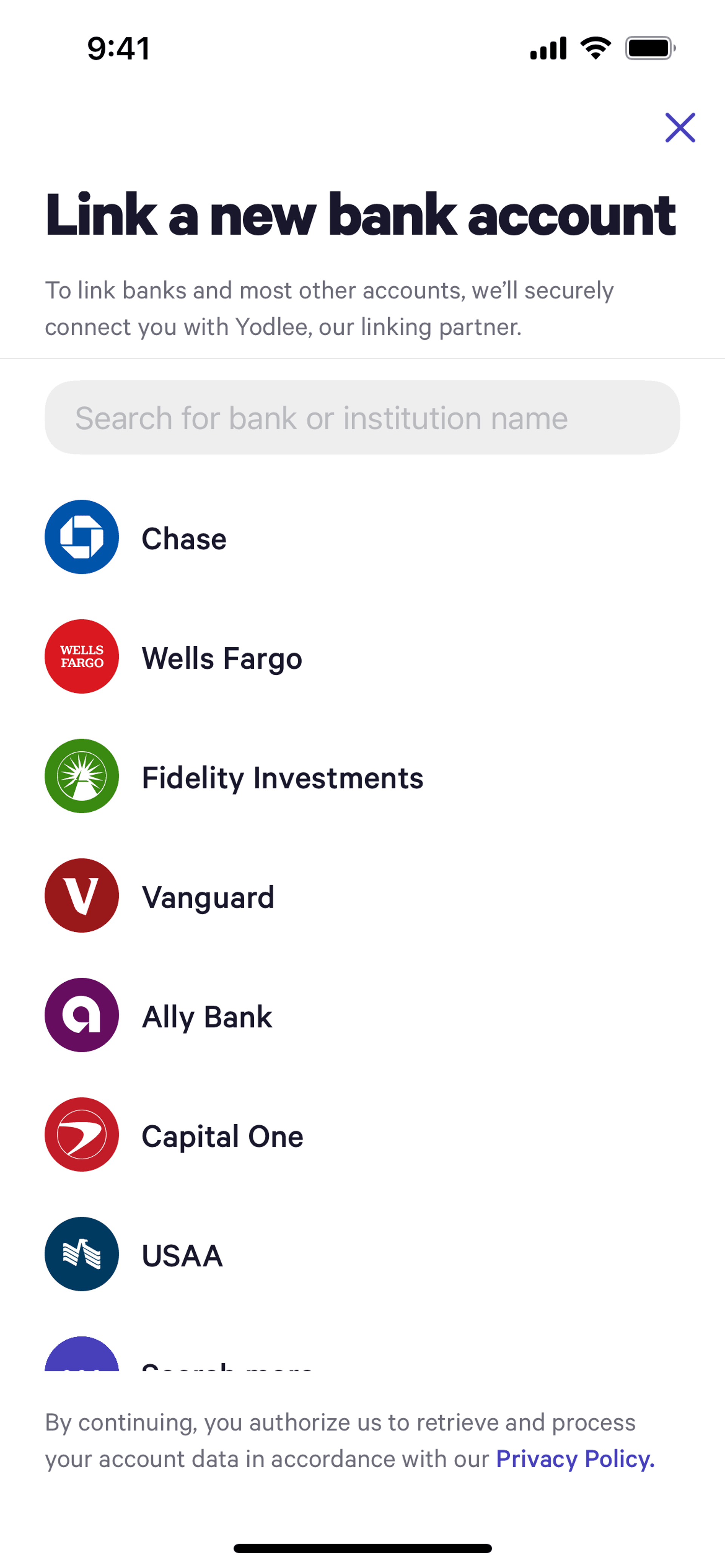Wealthfront iOS Finance interface screenshot 22