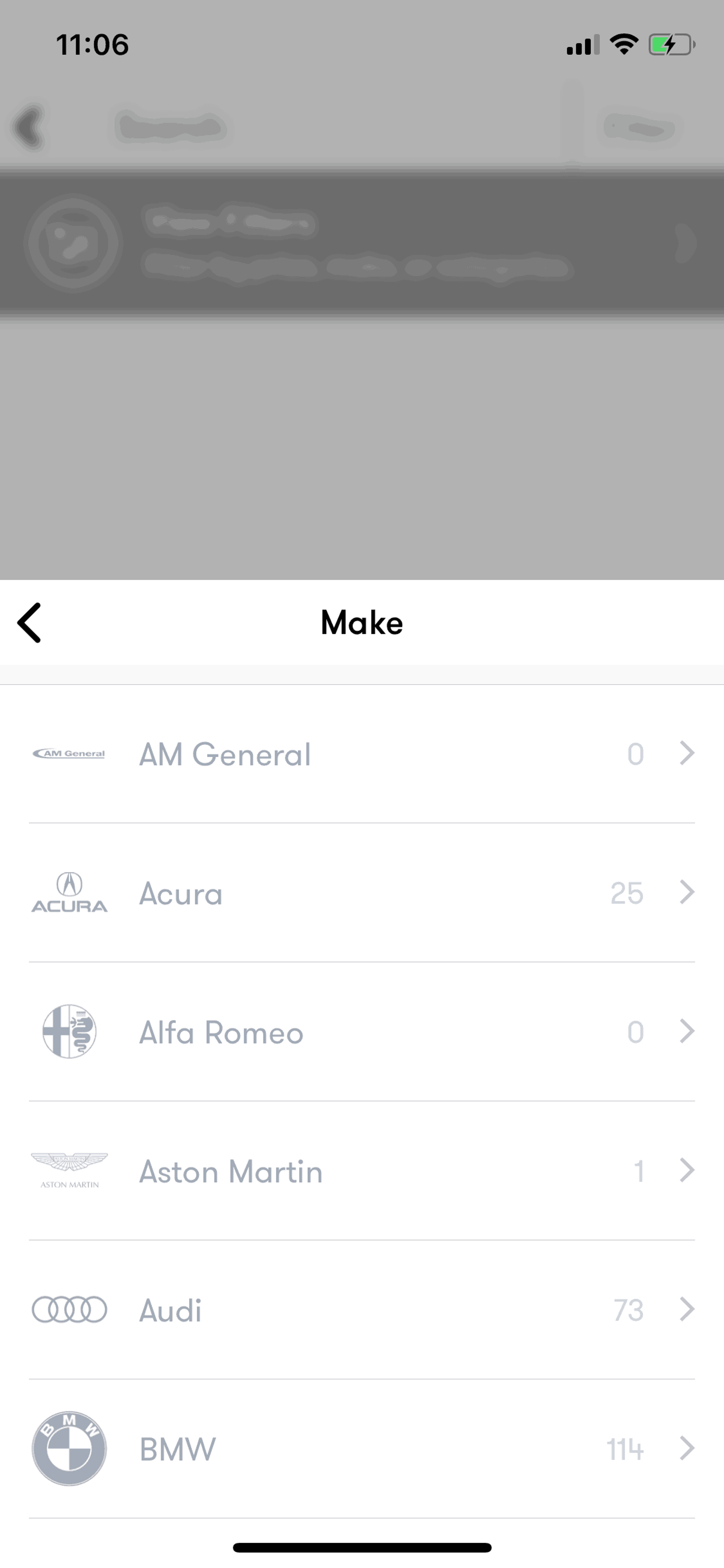 Instamotor iOS Shopping interface screenshot 9