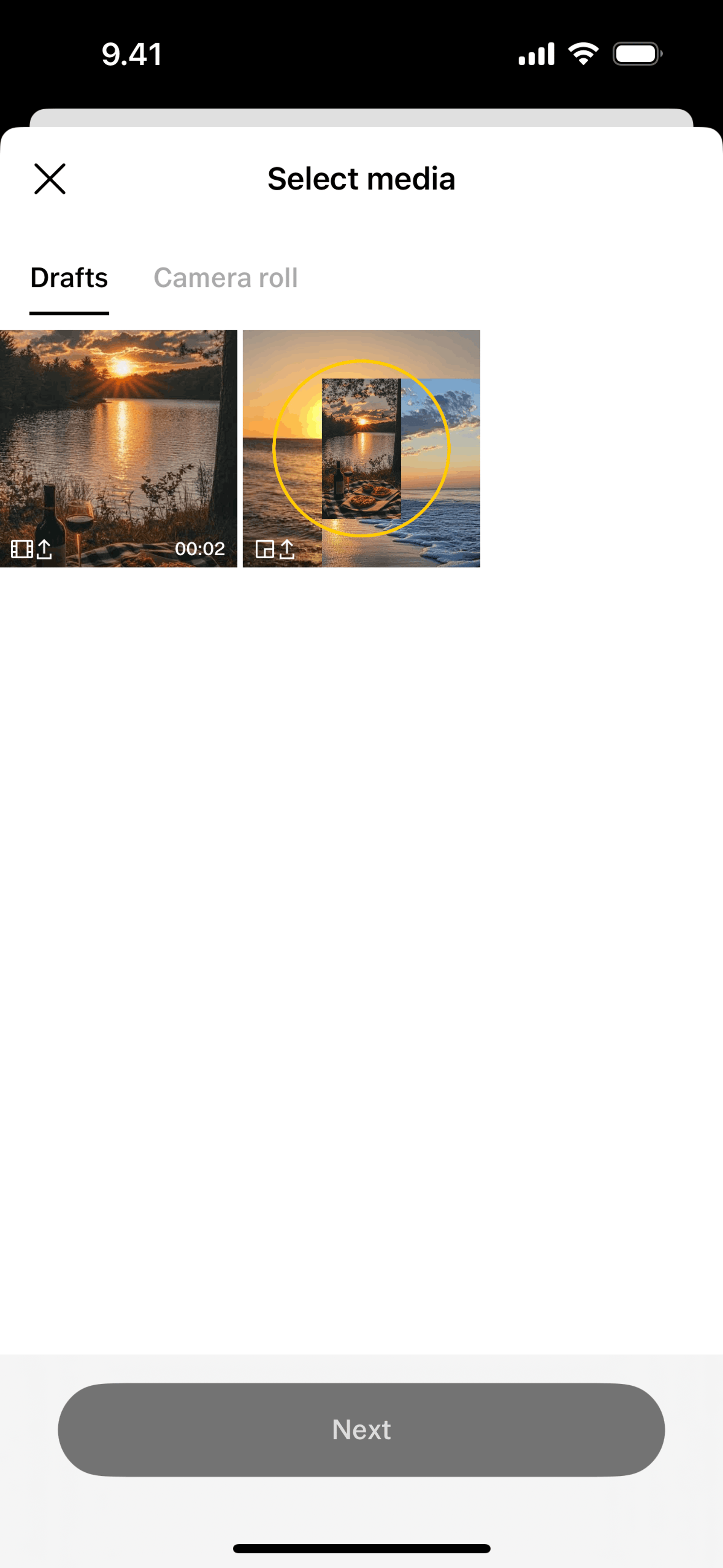 VSCO iOS Photo & Video interface screenshot 21