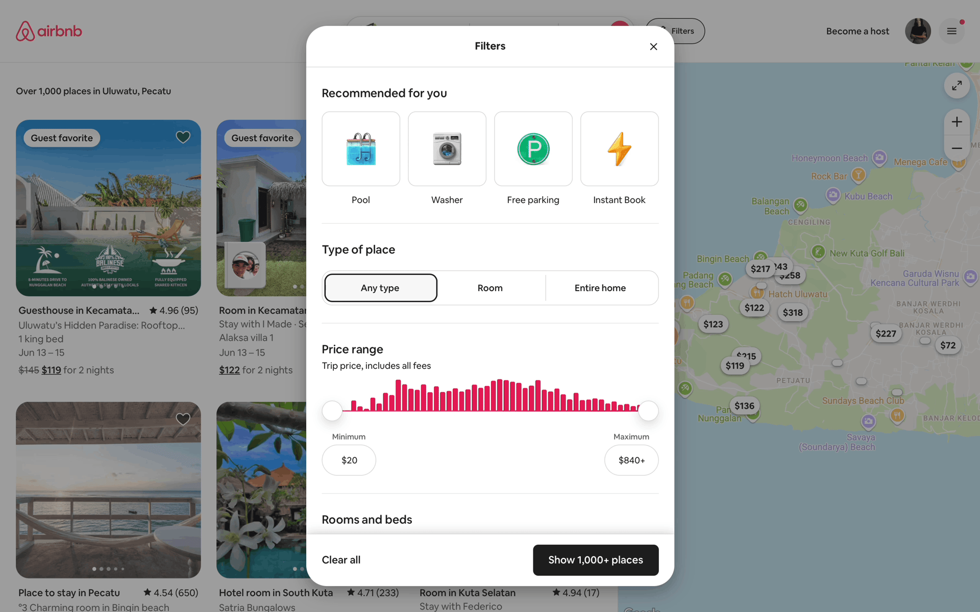 Airbnb Web Real Estate interface screenshot 6
