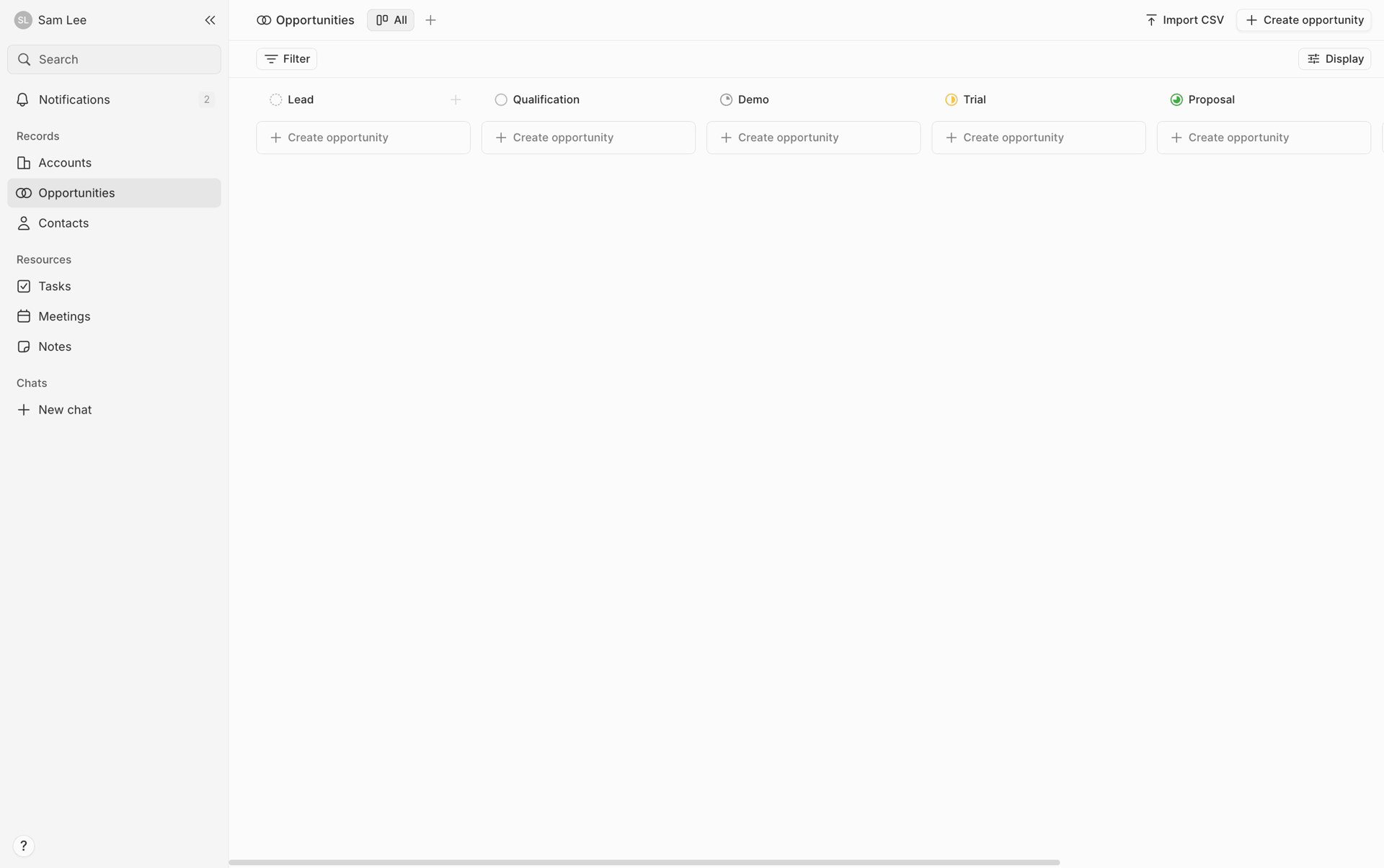 Lightfield Web Business interface screenshot 23