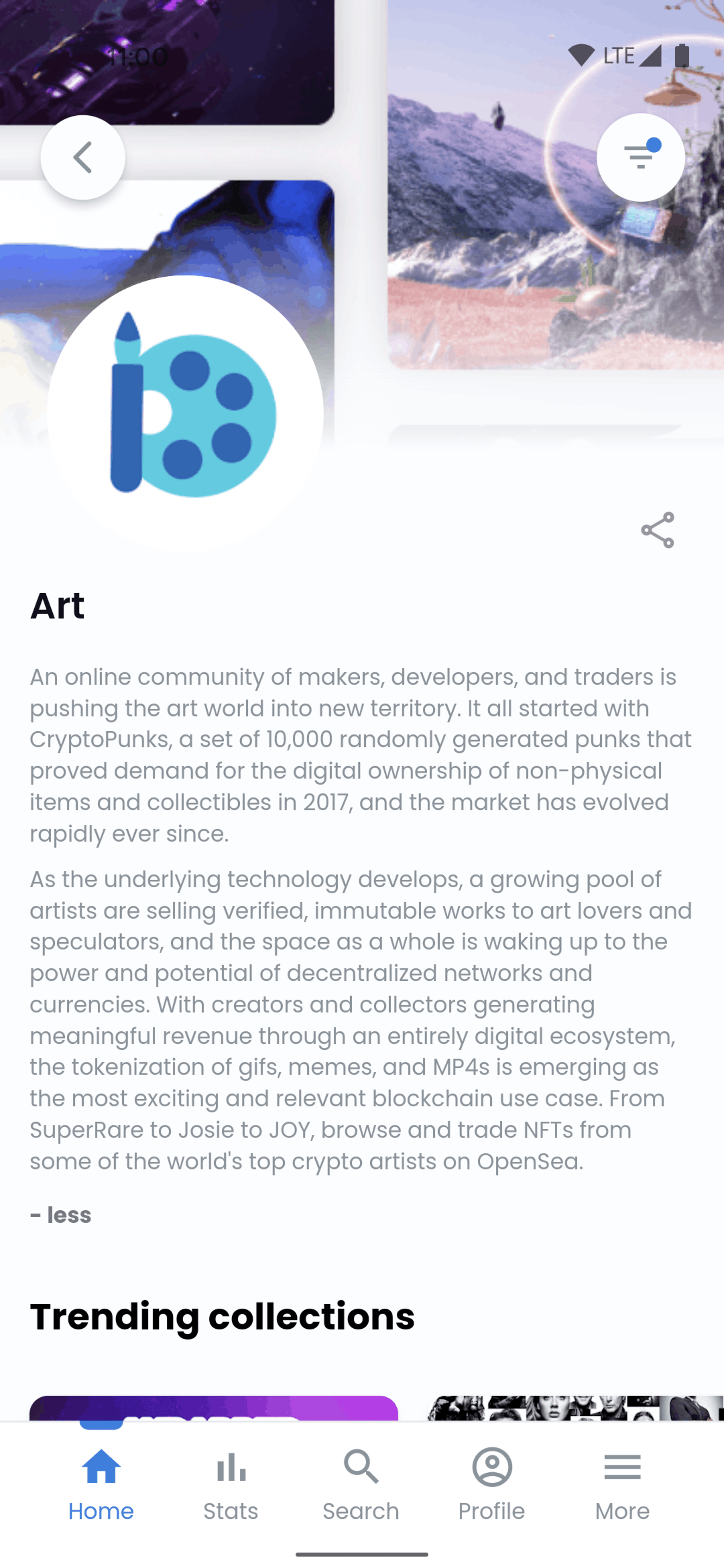 OpenSea Android Graphics & Design interface screenshot 20
