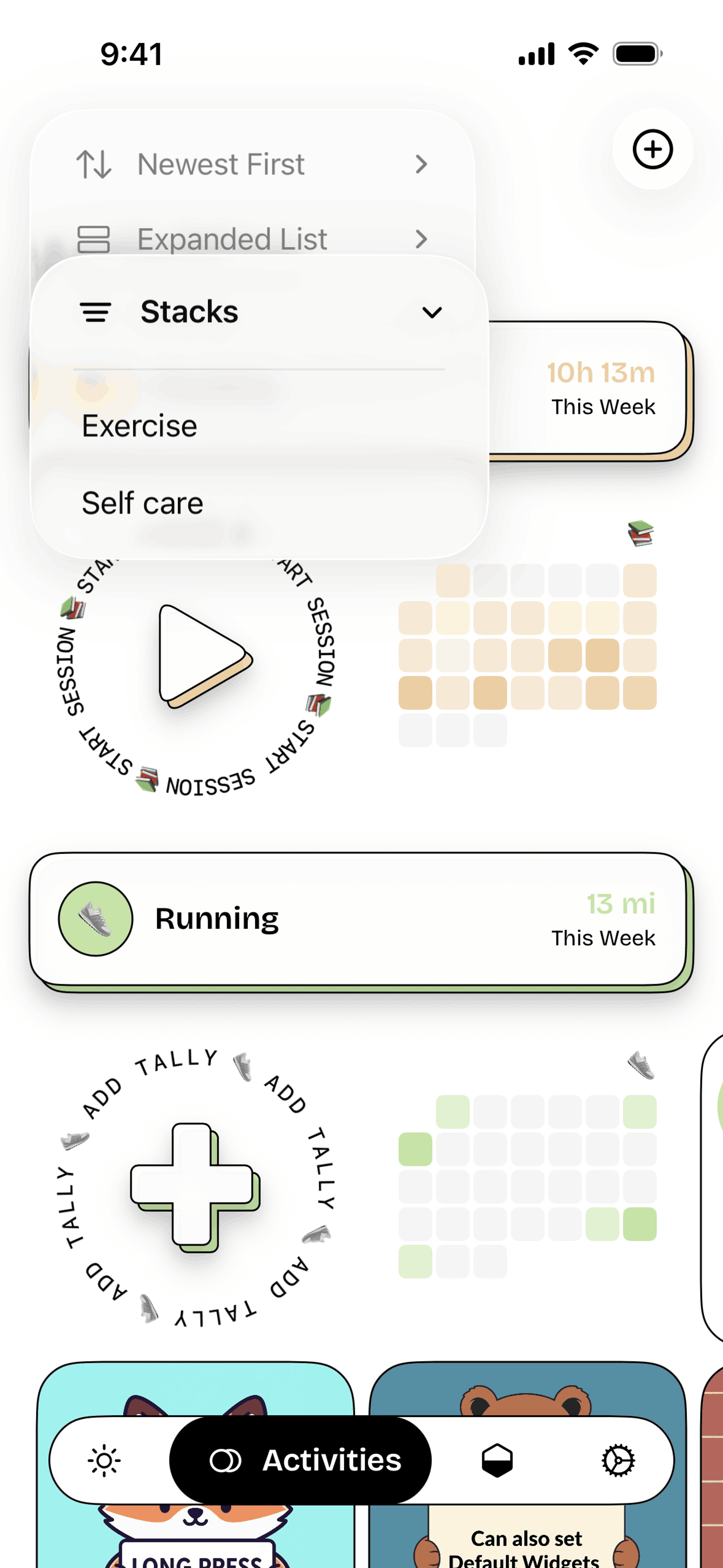 timespent iOS Productivity interface screenshot 16