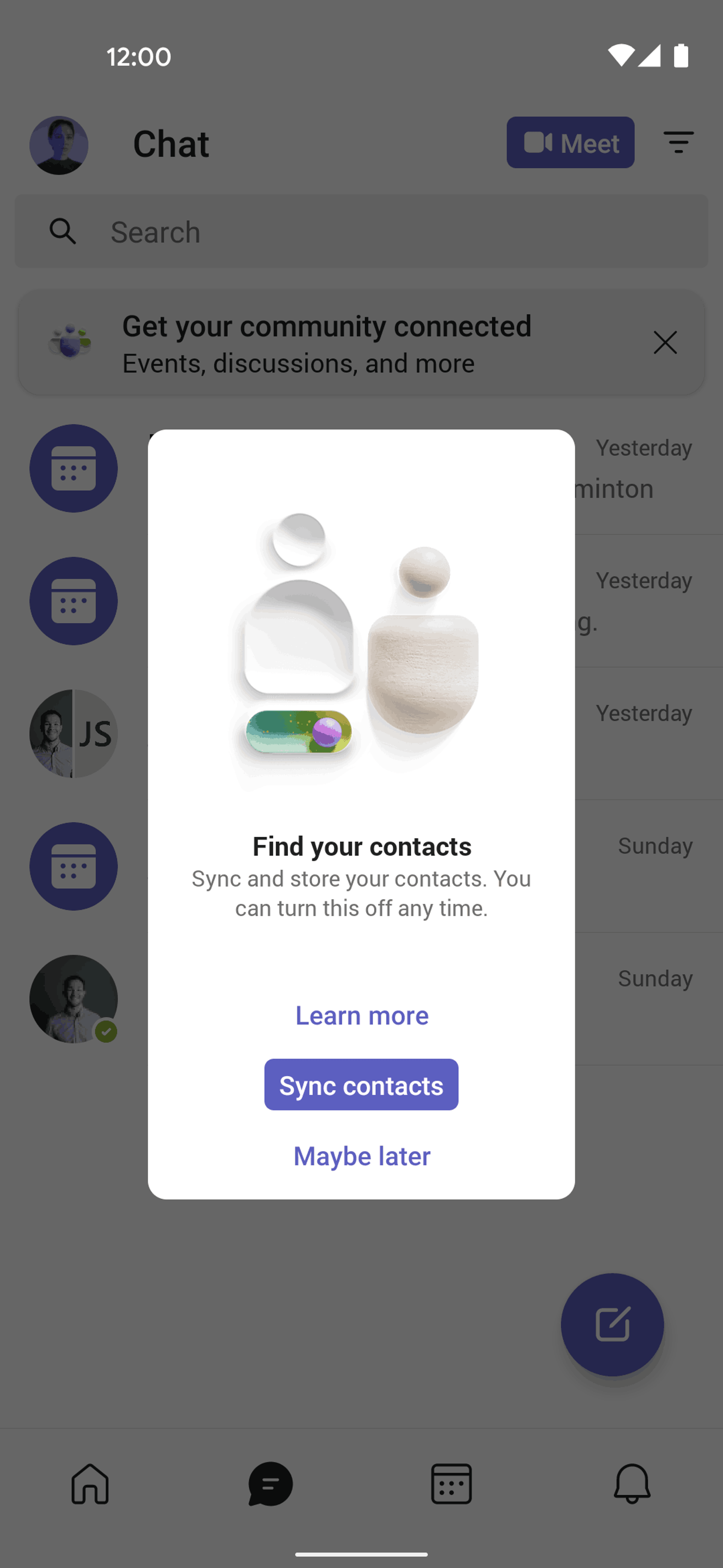 Microsoft Teams Android Business interface screenshot 12