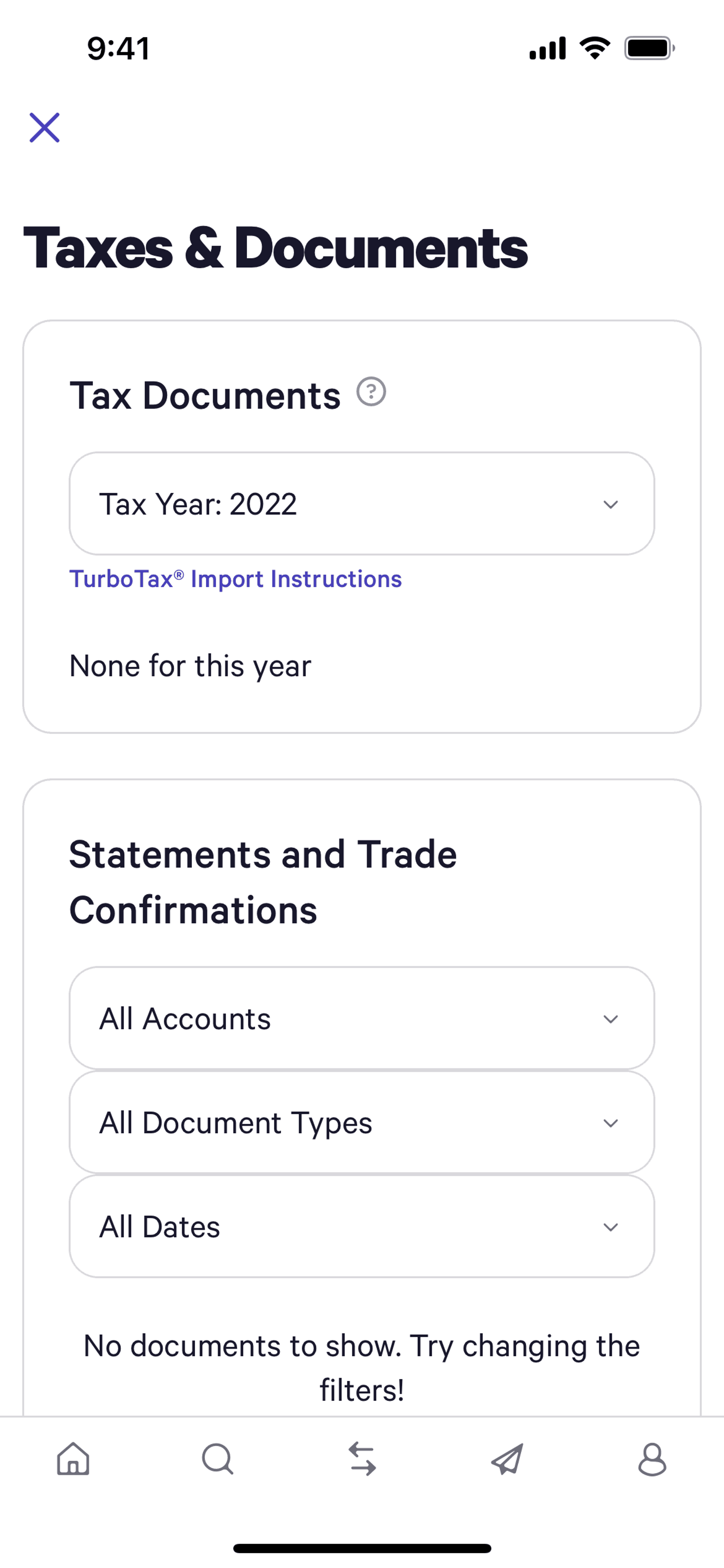 Wealthfront iOS Finance interface screenshot 16