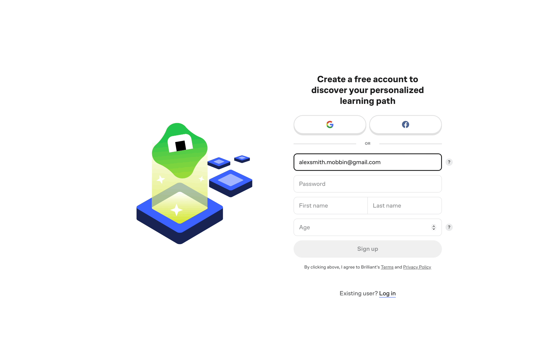 Brilliant Web Education interface screenshot 10