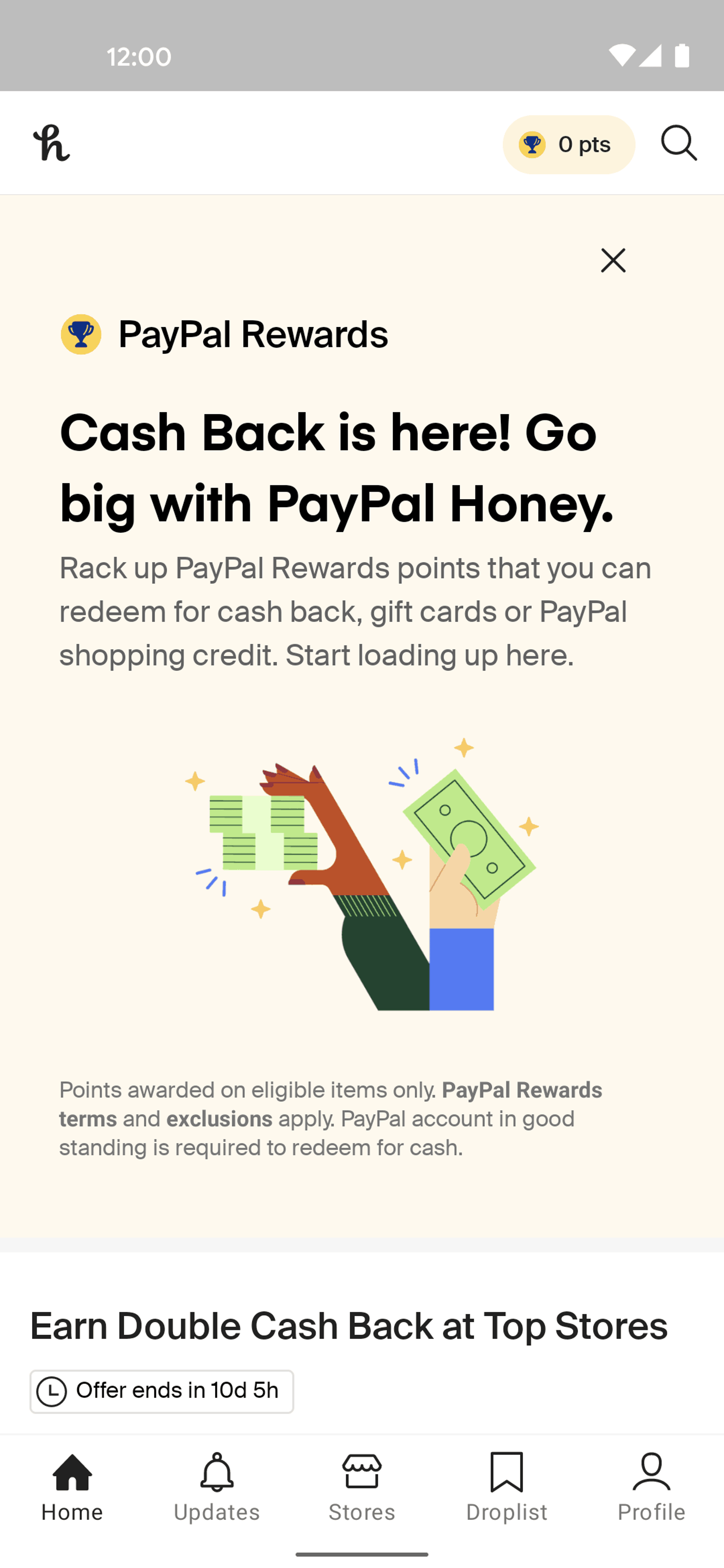PayPal Honey Android Shopping interface screenshot 4