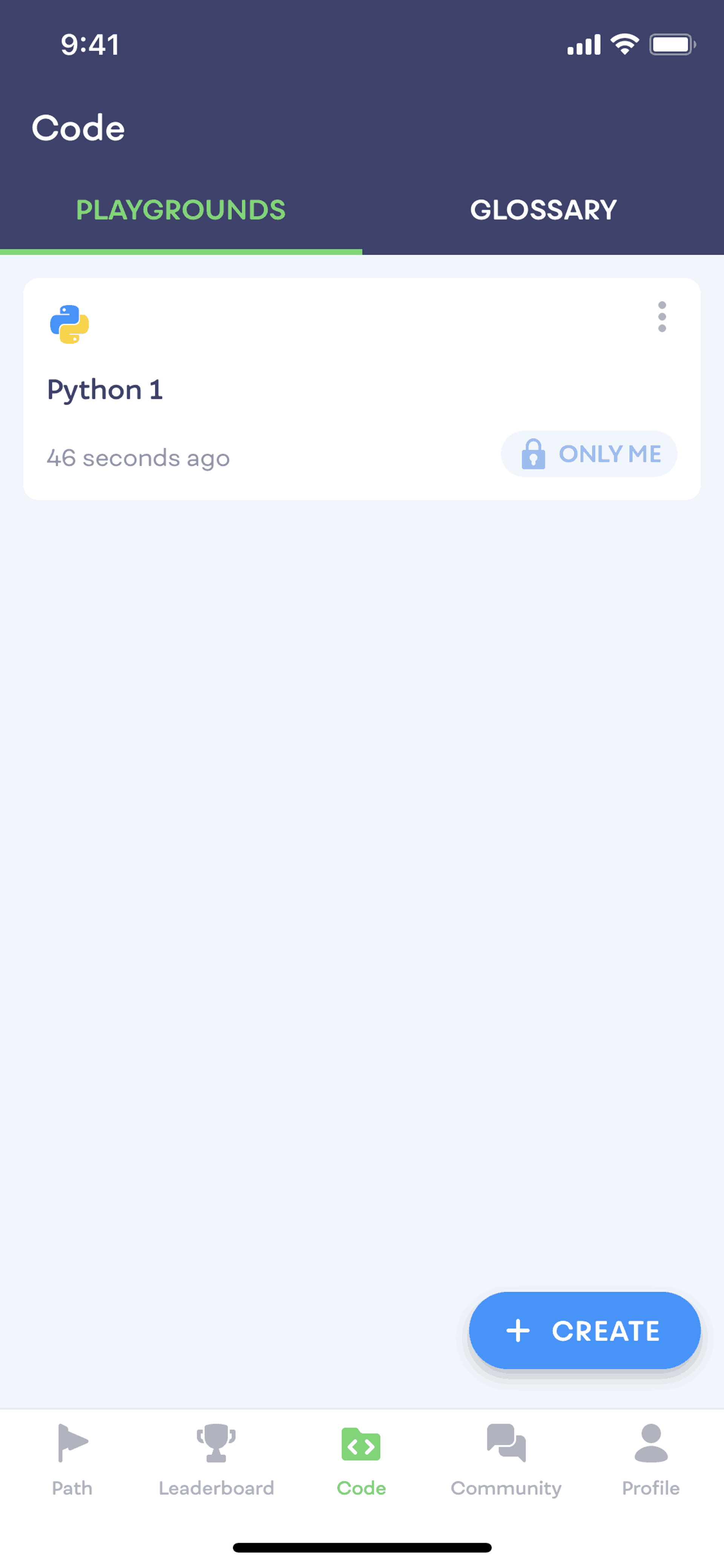 Mimo iOS Education interface screenshot 6
