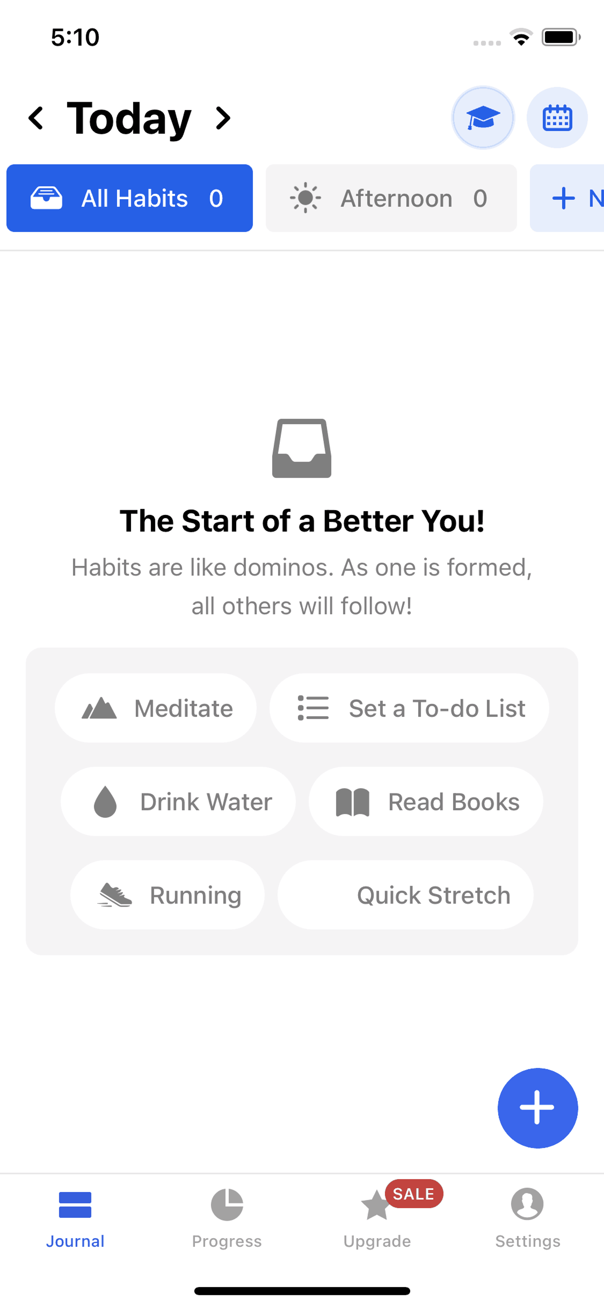 Habitify iOS Productivity interface screenshot 5