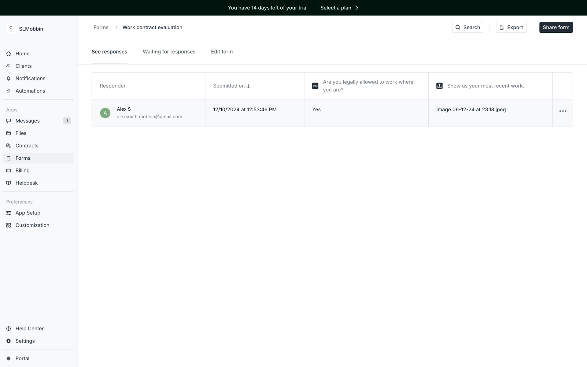 Copilot Web Business interface screenshot 20