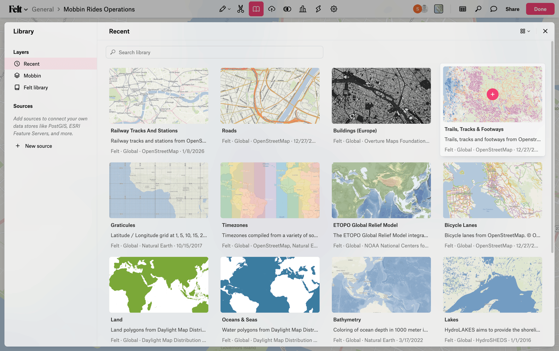 Felt Web mapping interface screenshot 18