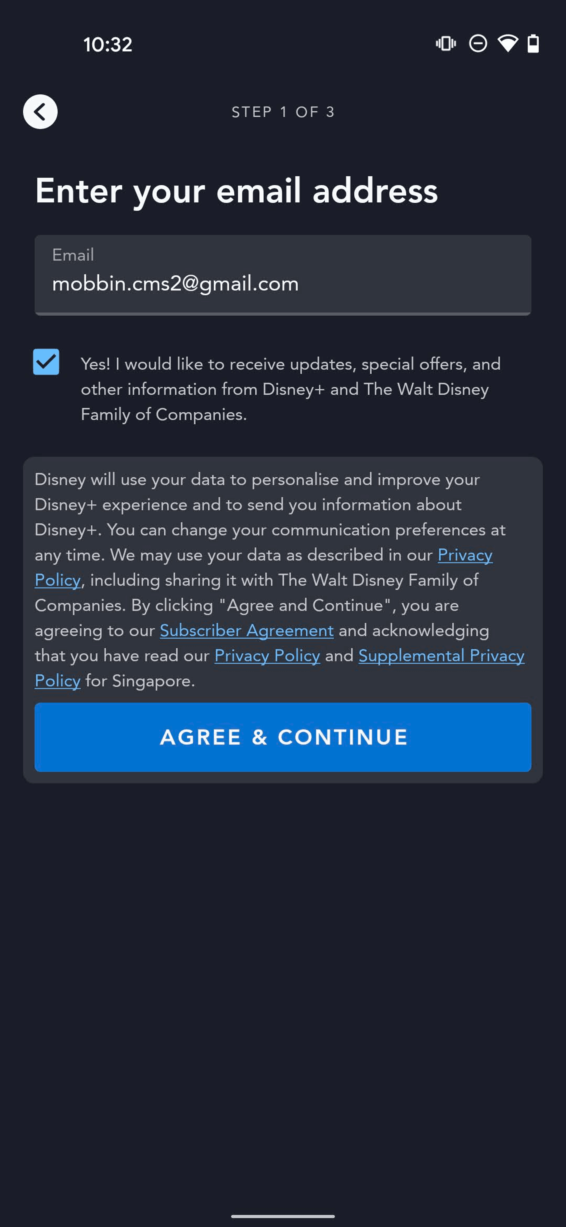 Disney+ Android Entertainment interface screenshot 4