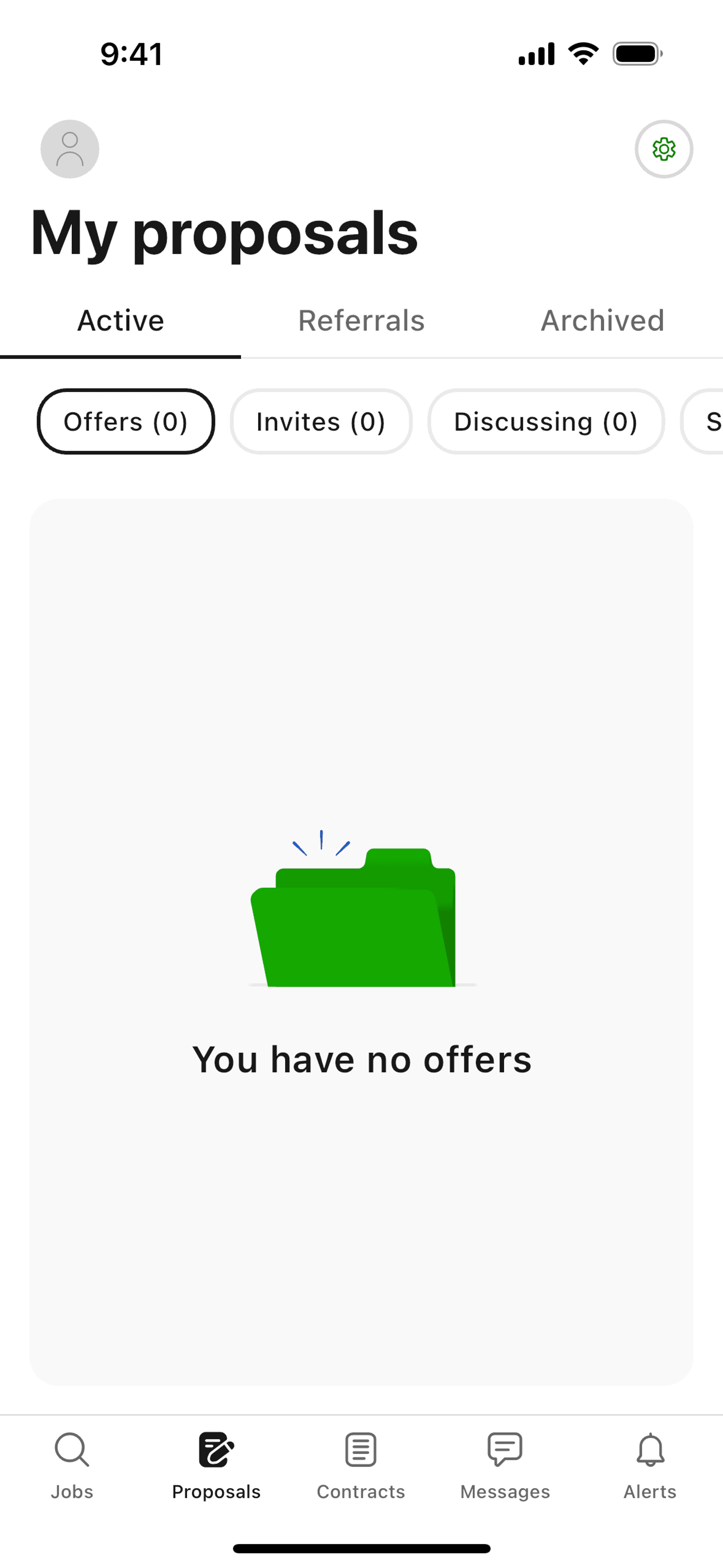 Upwork iOS Business interface screenshot 14