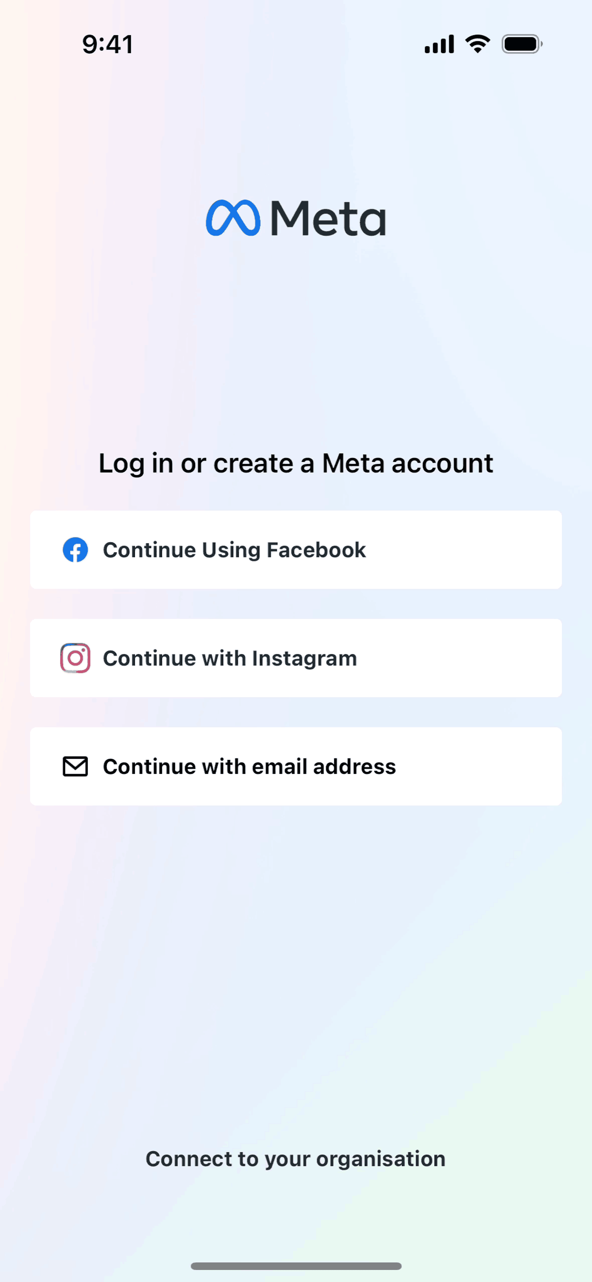 Meta Quest iOS Entertainment interface screenshot 4