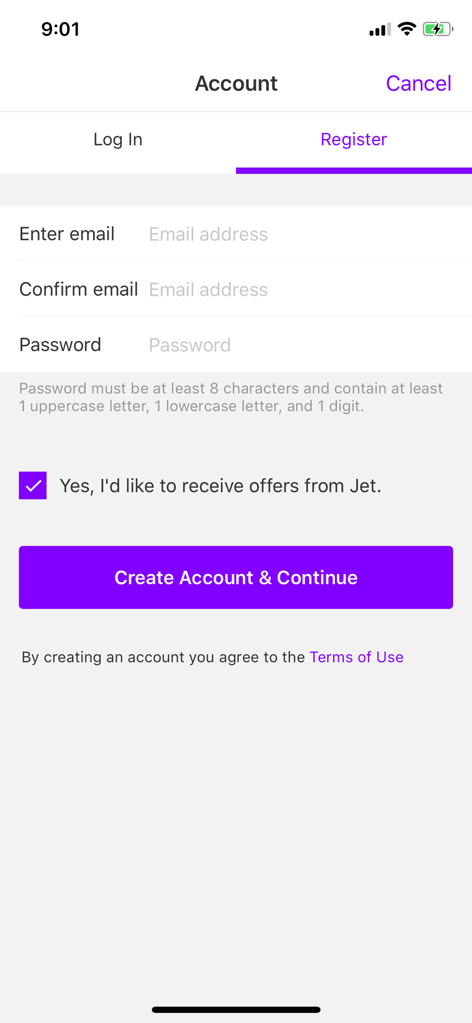 Jet iOS Shopping interface screenshot 12